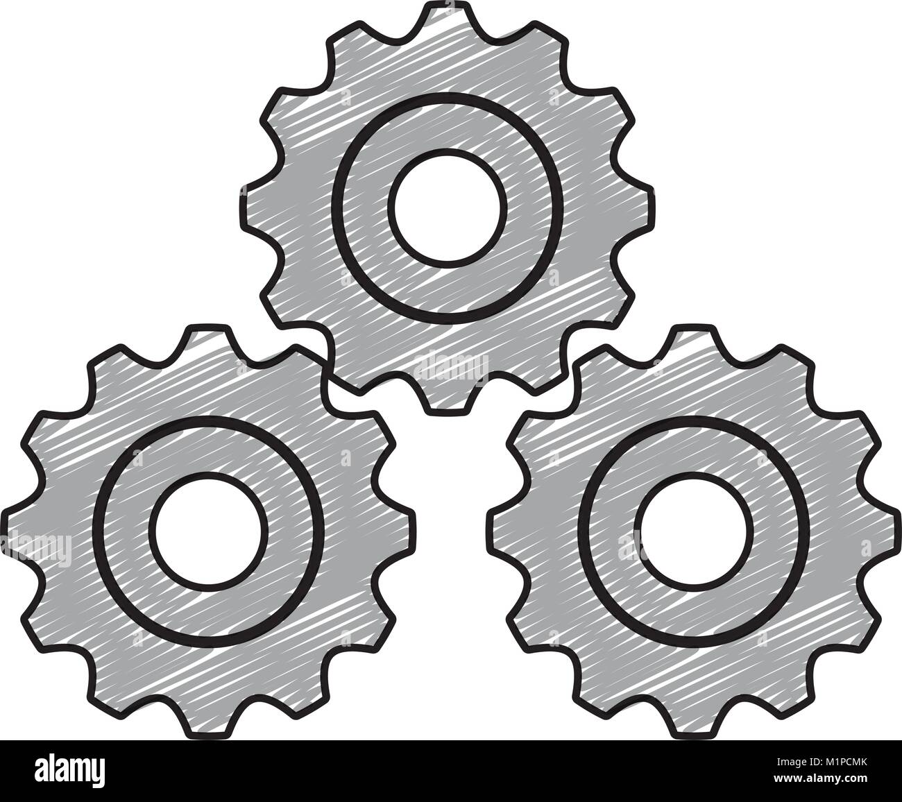 gear wheels icon Stock Vector Image & Art - Alamy