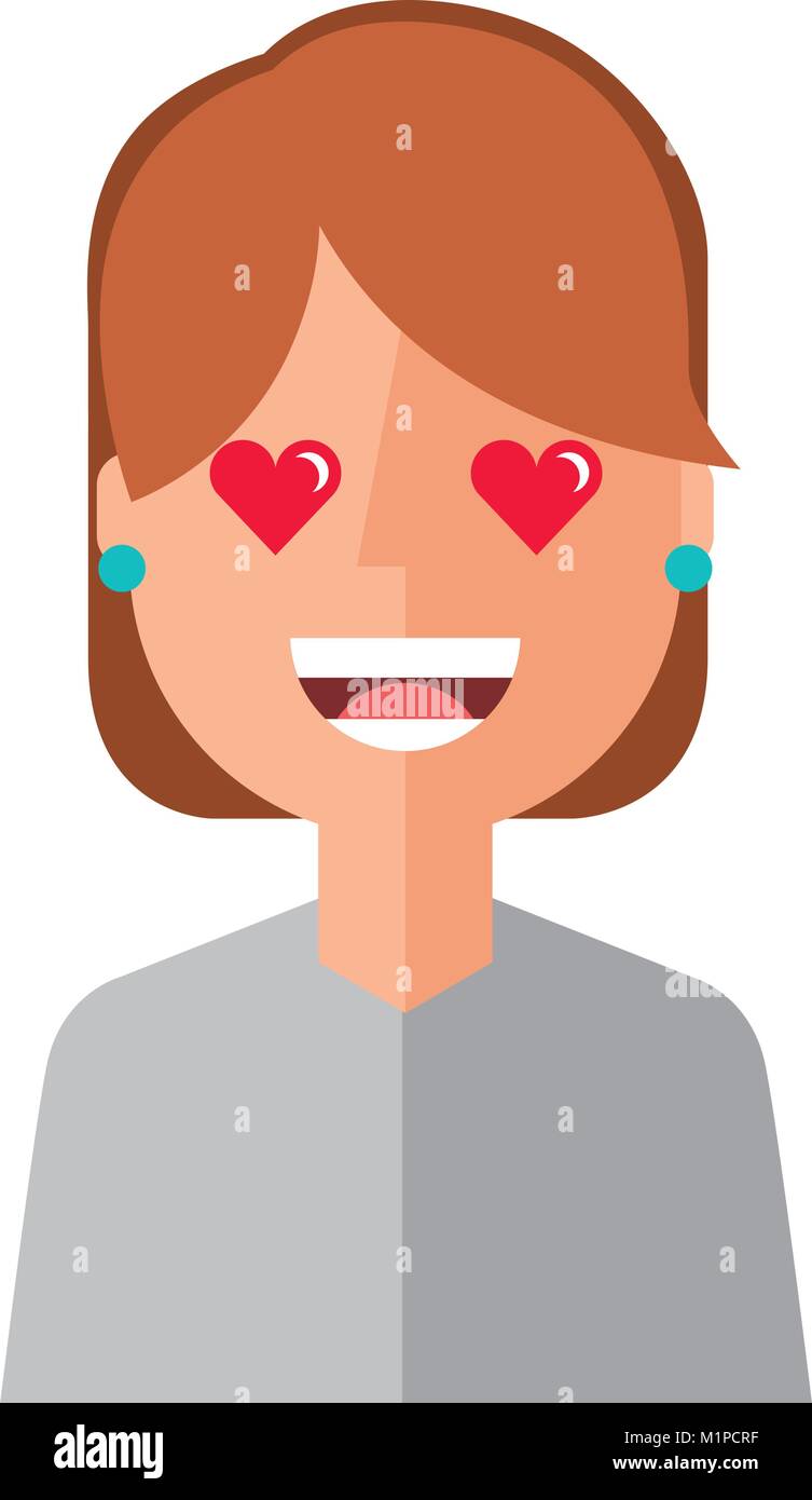 lovely young woman avatar character Stock Vector Image & Art - Alamy