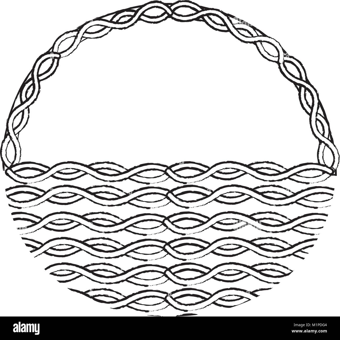 wicker basket icon image Stock Vector Image & Art - Alamy