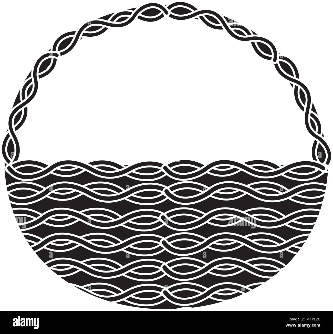wicker basket icon image Stock Vector Image & Art - Alamy