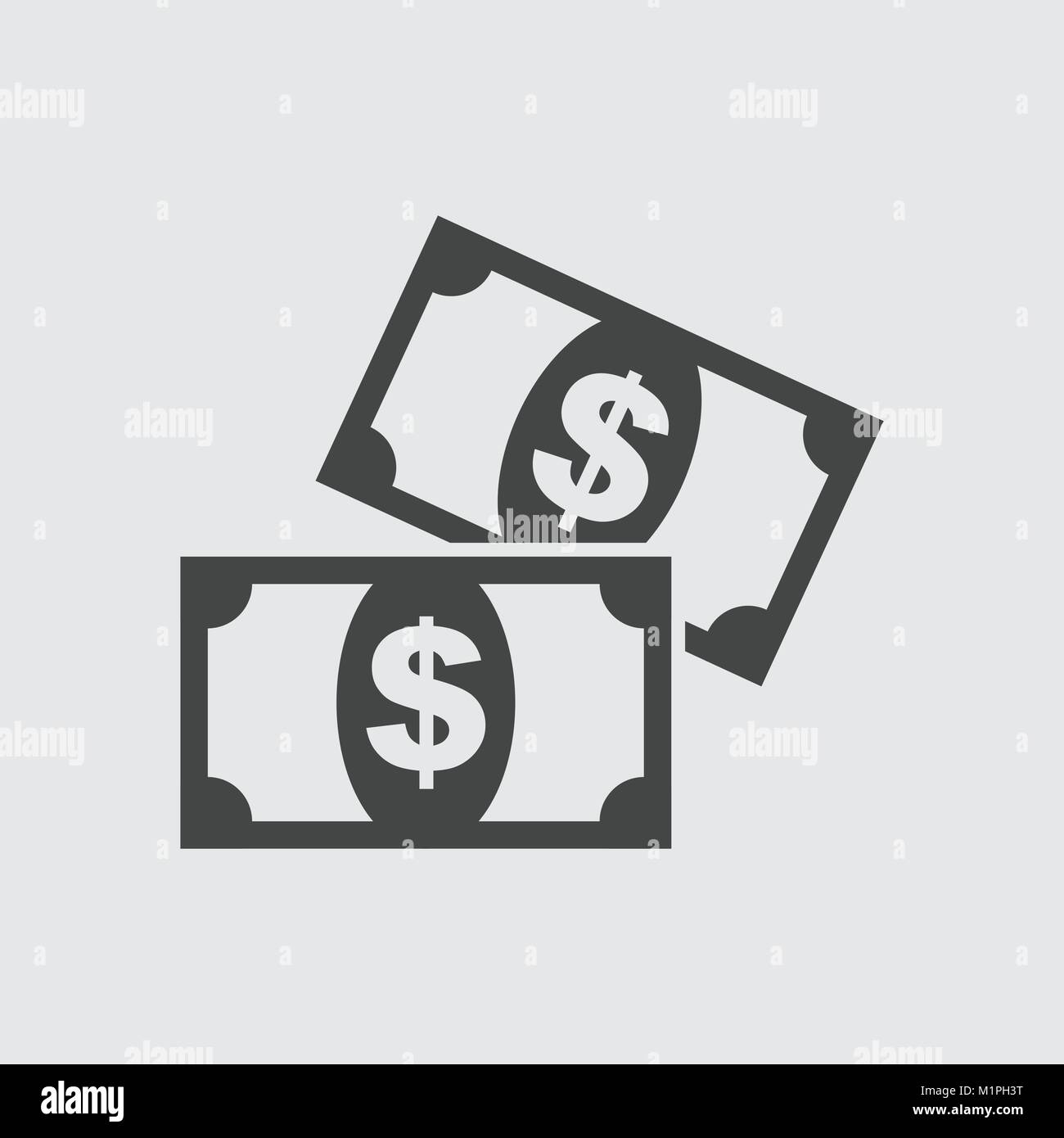 Flat money Icon Stock Vector Image & Art - Alamy