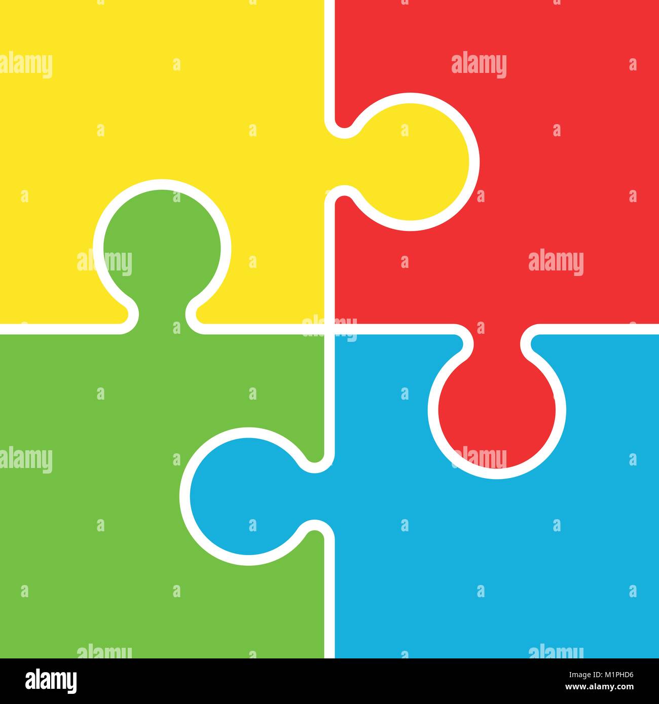 Puzzle icon flat illustration Stock Vector Image & Art - Alamy