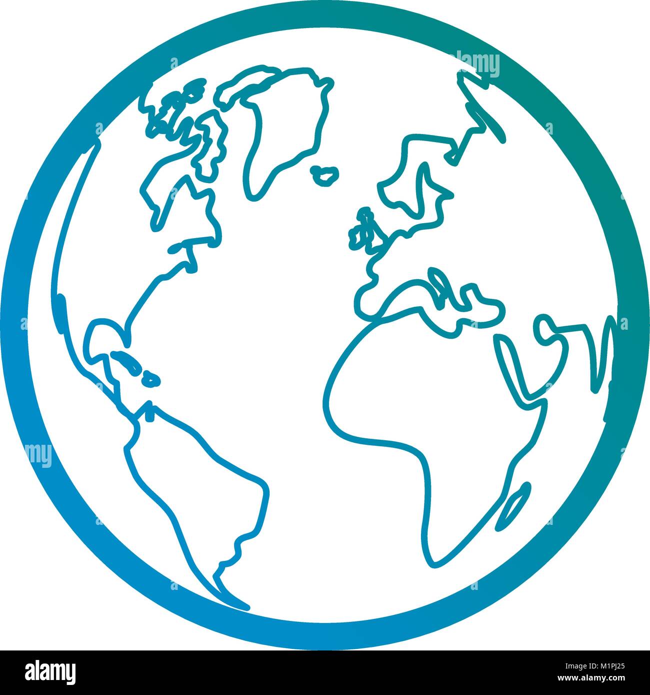 earth planet icon Stock Vector Image & Art - Alamy