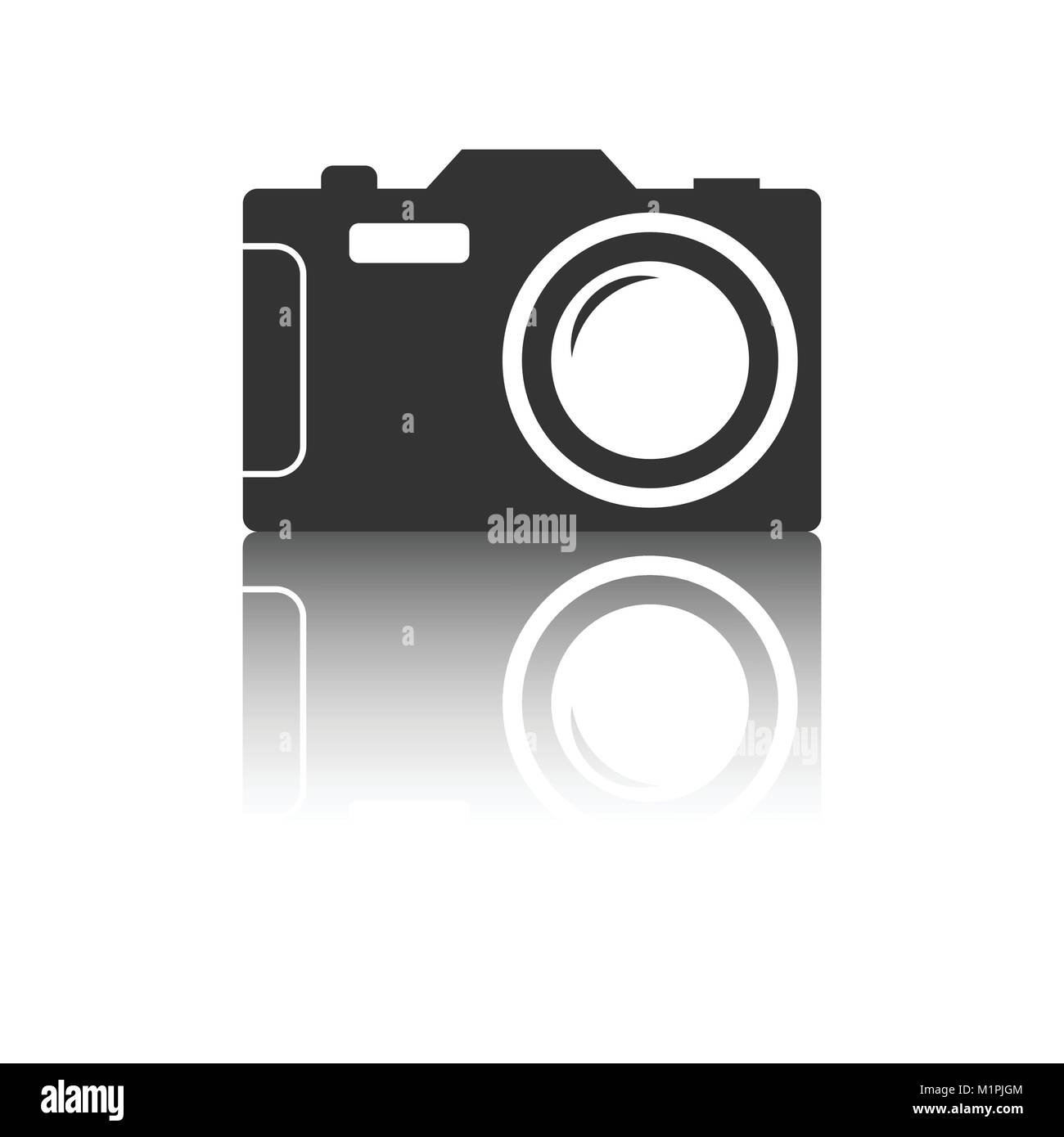 Reflection photographer mirror Stock Vector Images - Alamy