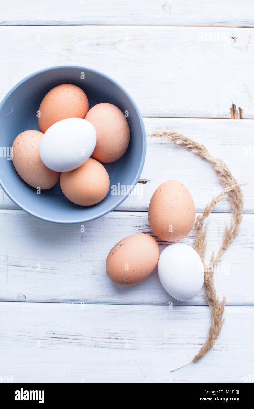 Cooking with milk and eggs Stock Photo - Alamy