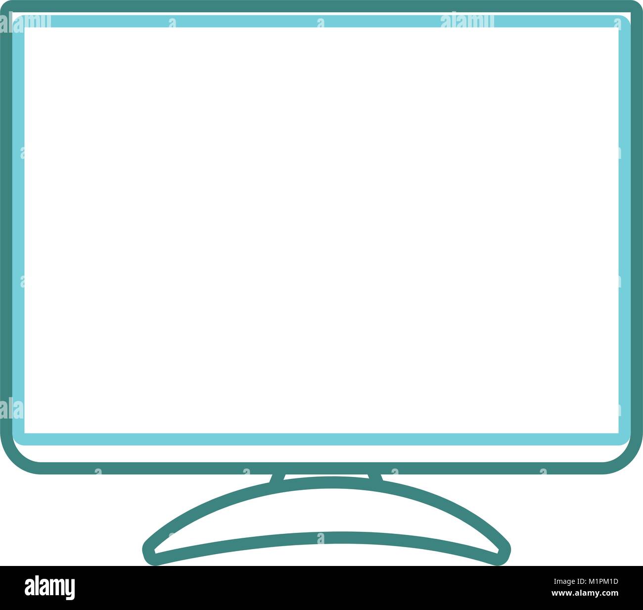 Flatscreen Tv icon image Stock Vector Image & Art - Alamy
