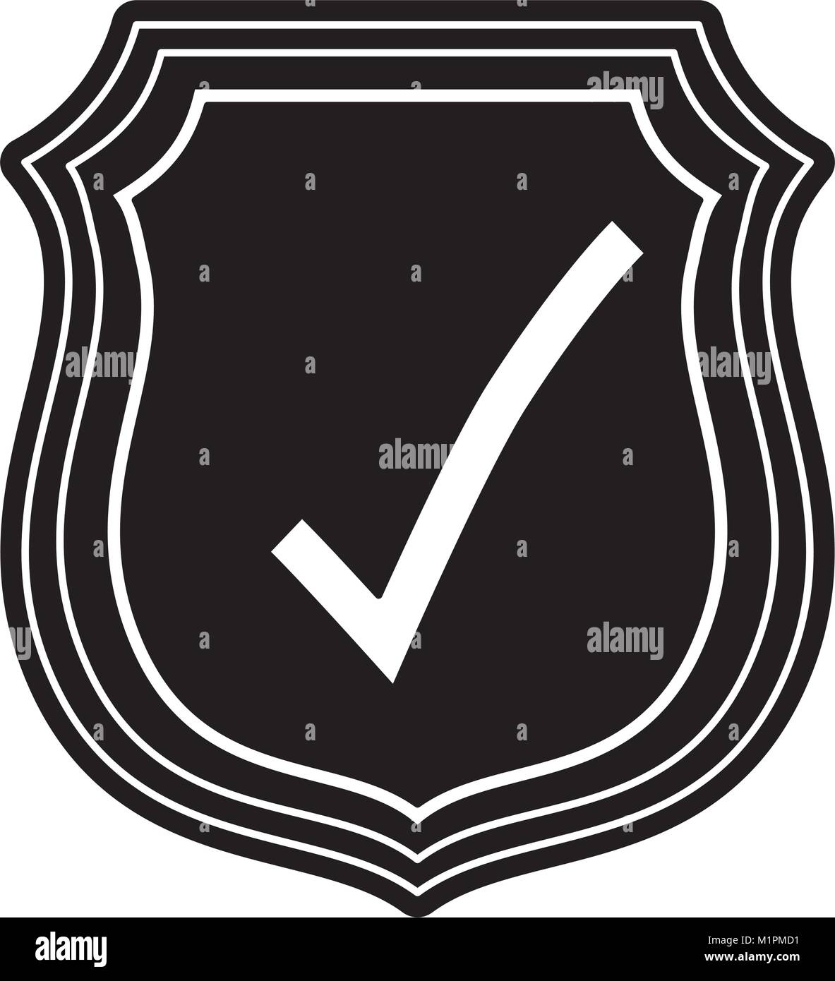 Security shield icon Stock Vector Image & Art - Alamy