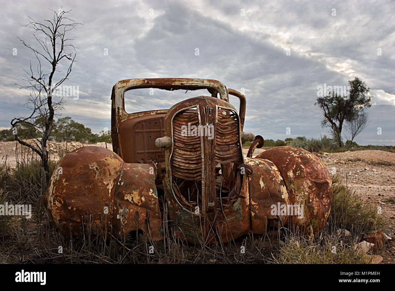 Rusty Antique Chevrolet Abandoned In The Desert The Doors