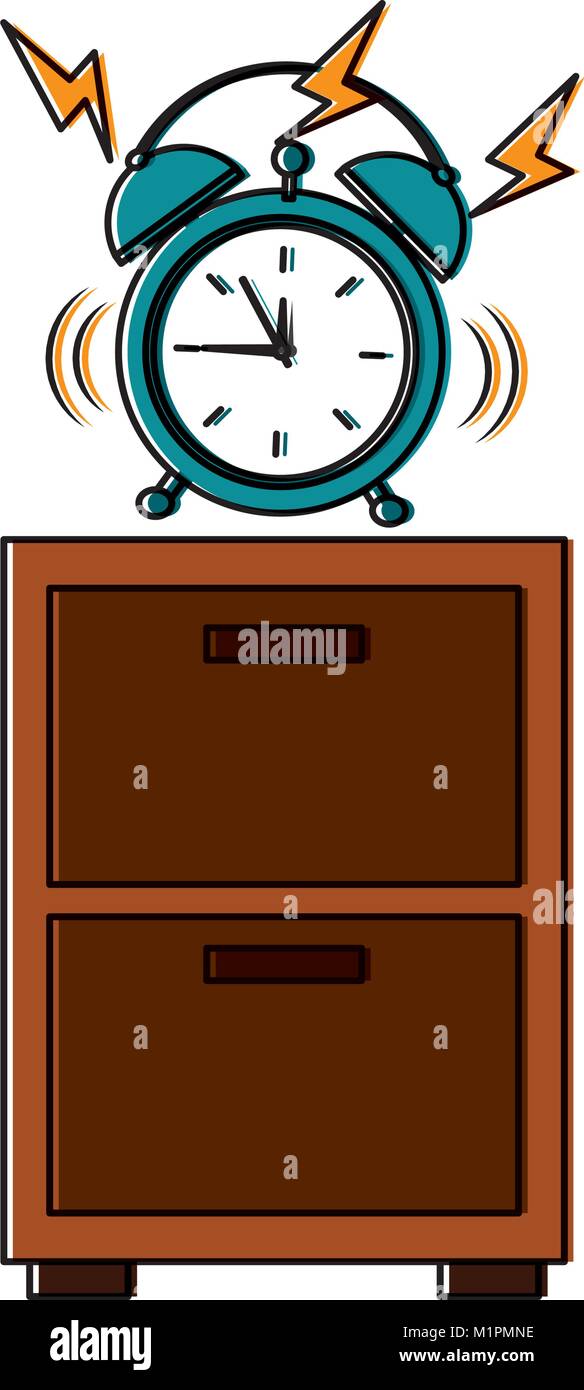 Wooden analog clock Stock Vector Images Alamy