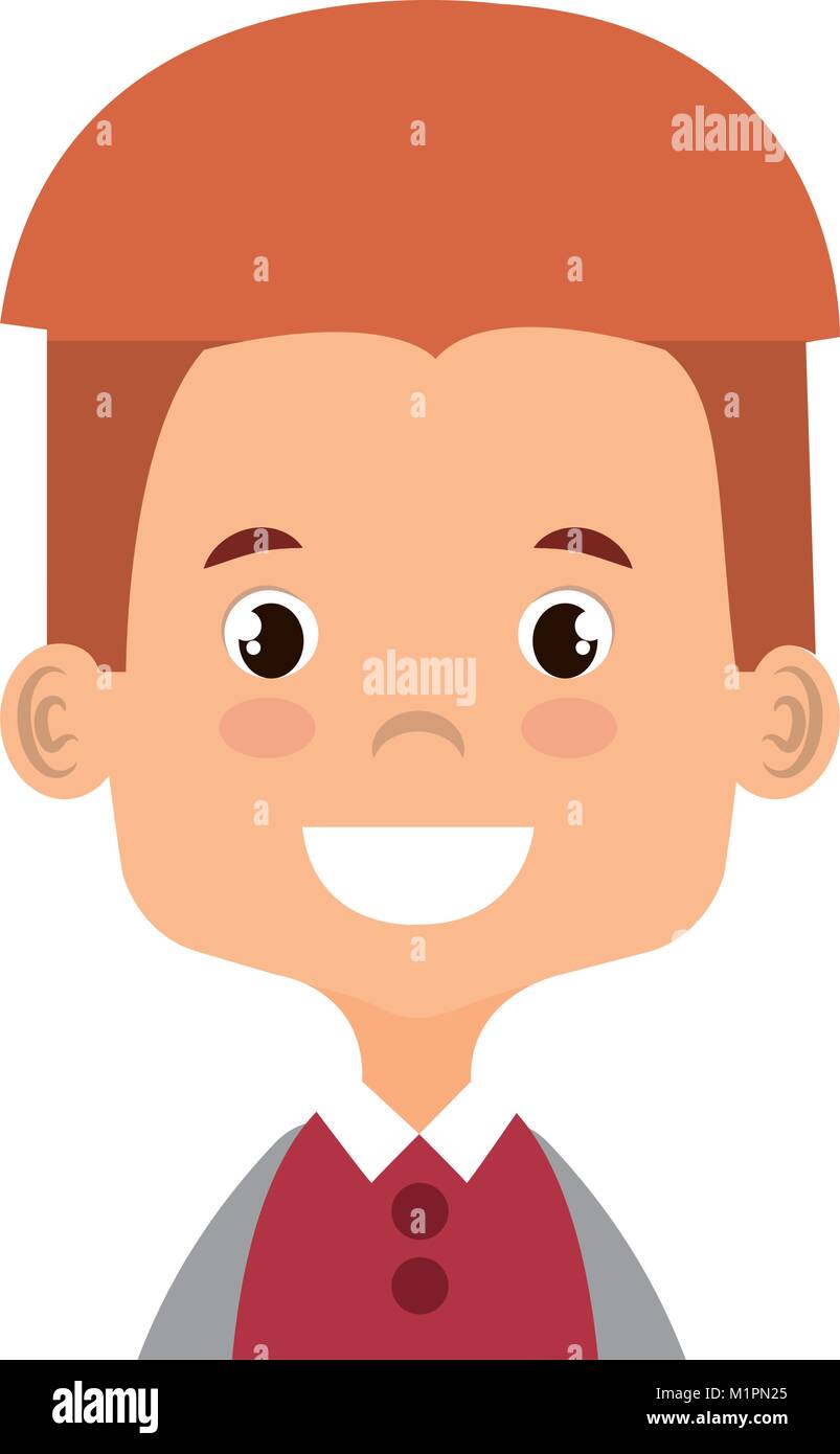 cute and little boy Stock Vector Image & Art - Alamy