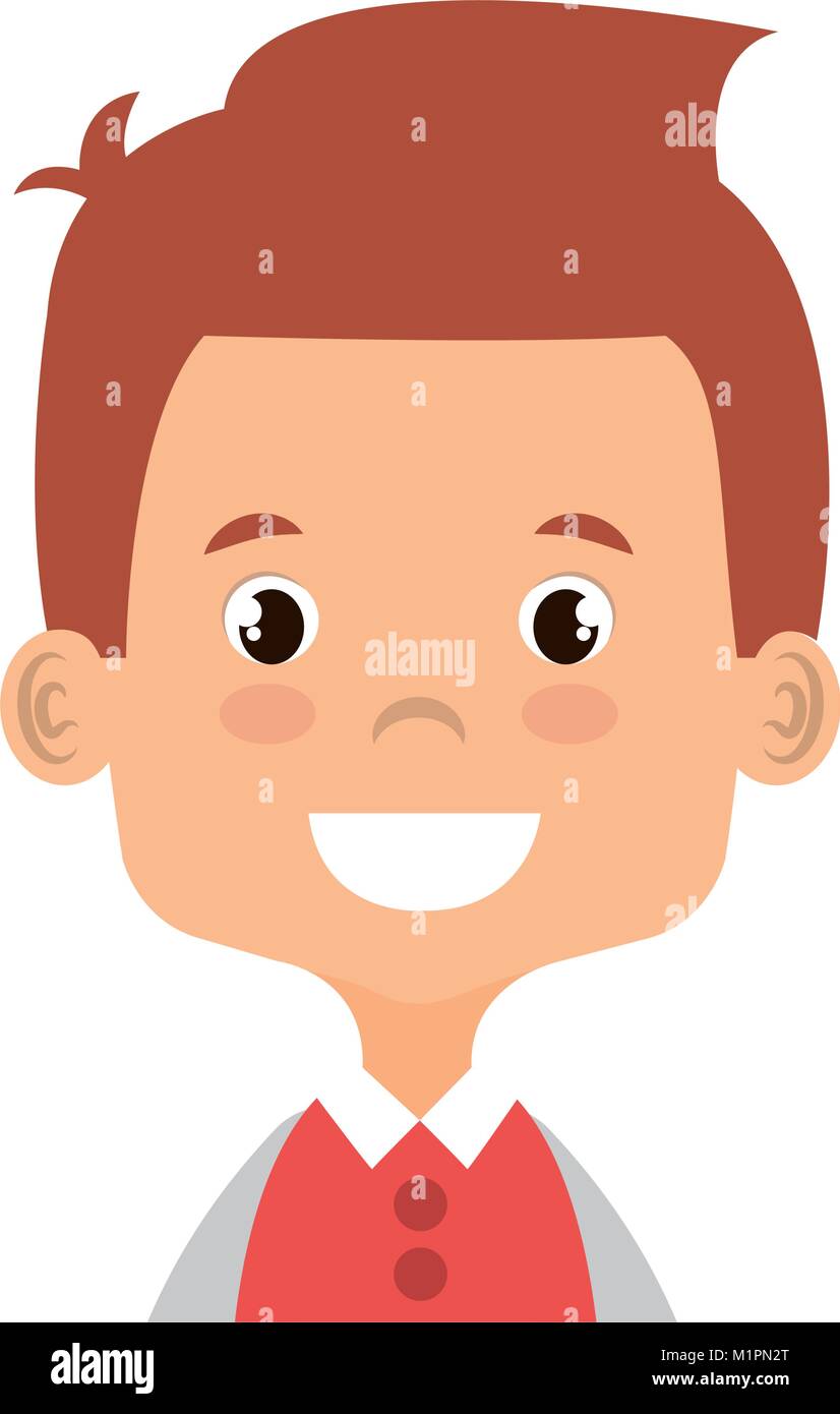 cute and little boy Stock Vector Image & Art - Alamy