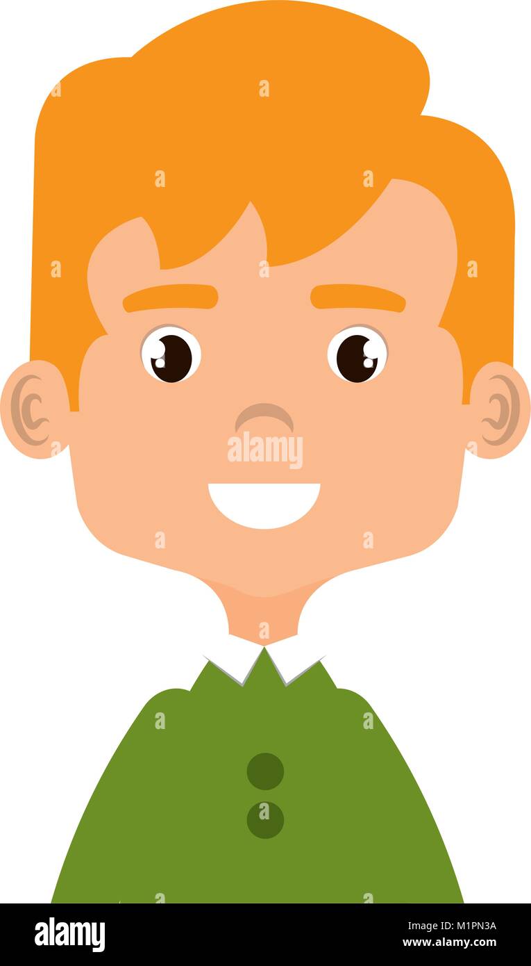 cute and little boy Stock Vector Image & Art - Alamy