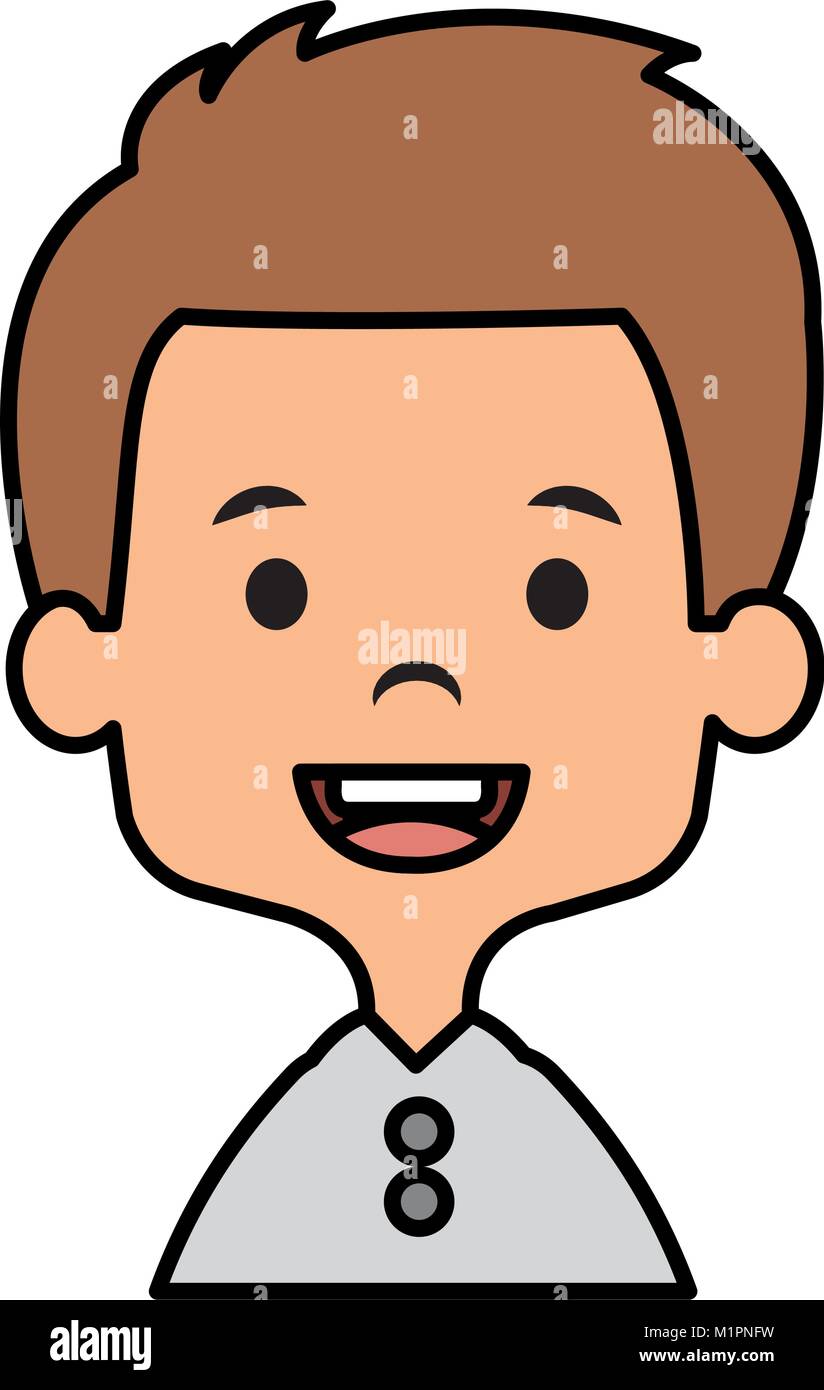 cute and little boy Stock Vector Image & Art - Alamy