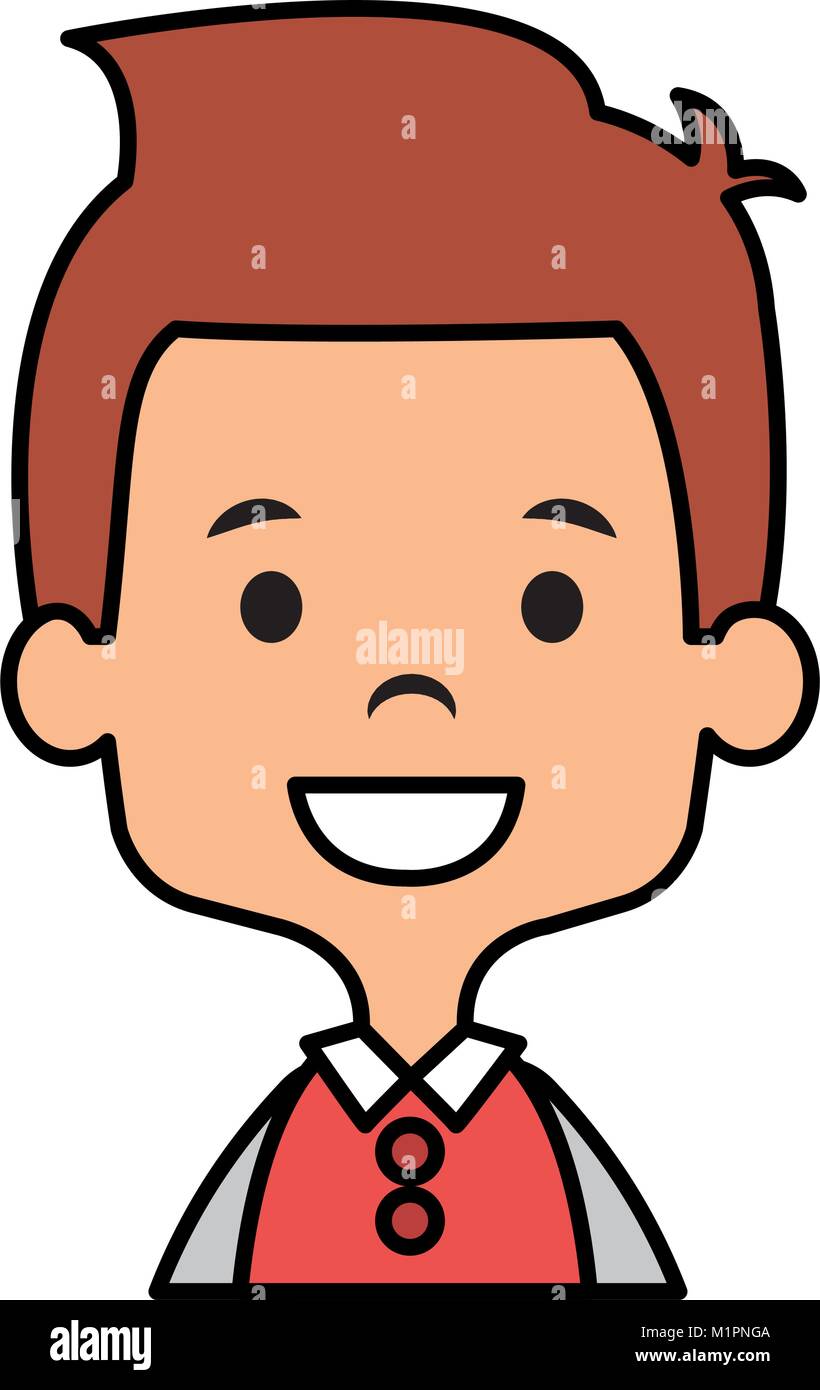 cute and little boy Stock Vector Image & Art - Alamy