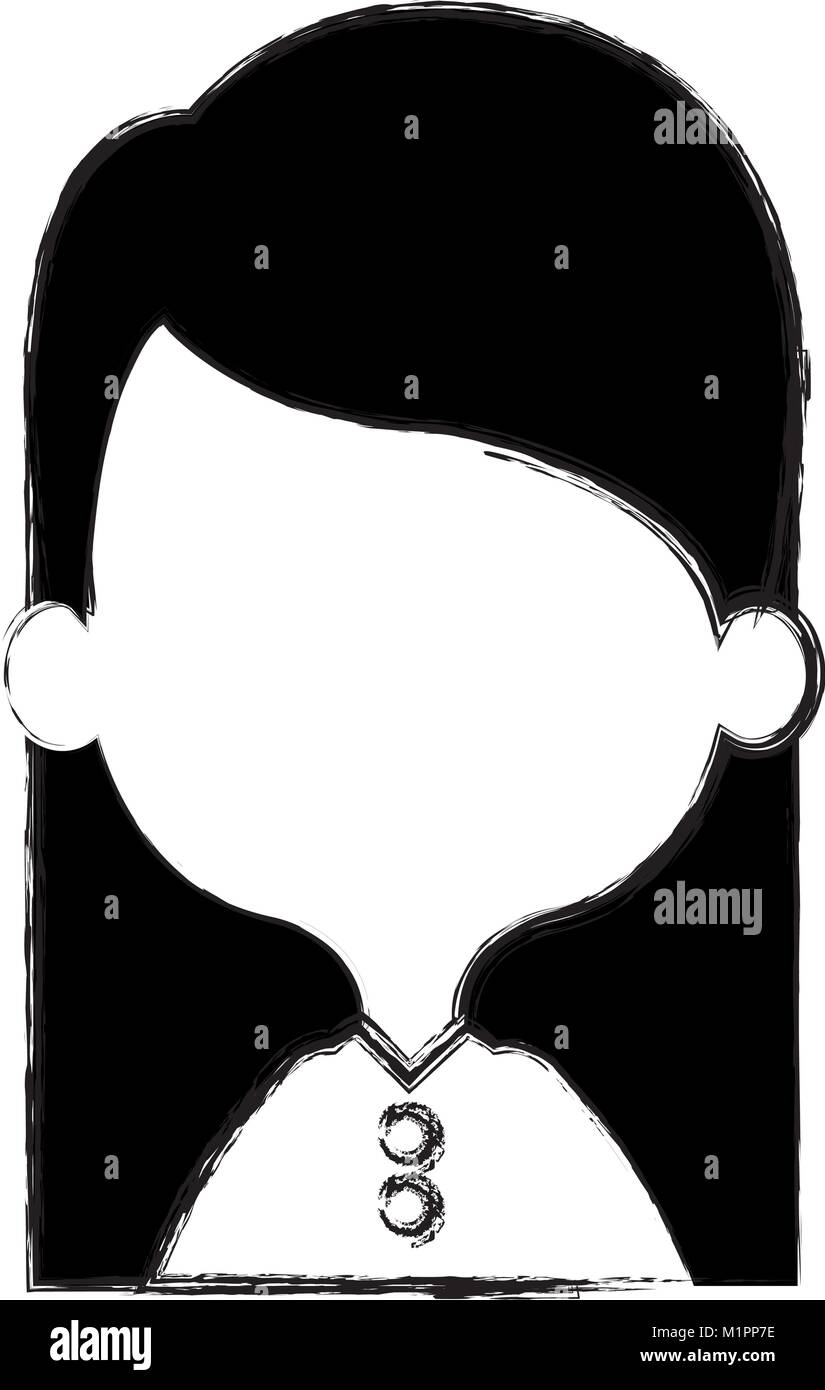 cute and little girl Stock Vector Image & Art - Alamy