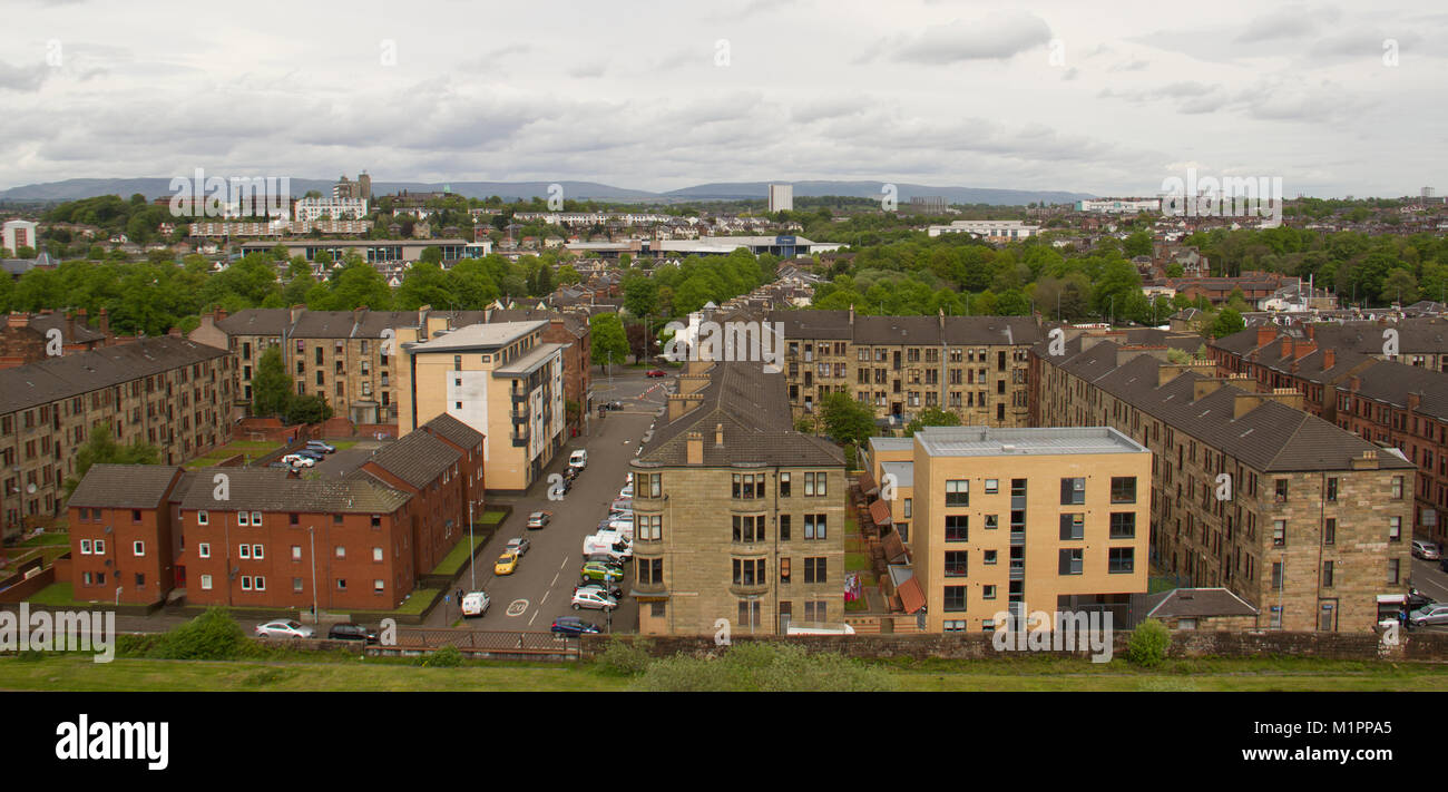 Abandoned Buildings. Glasgow Stock Photo Alamy