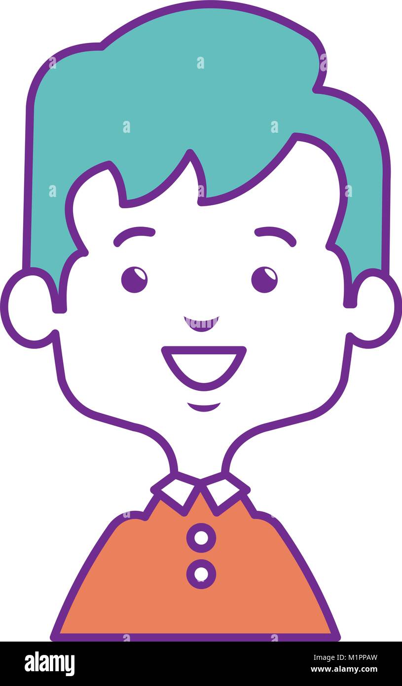 cute and little boy Stock Vector Image & Art - Alamy