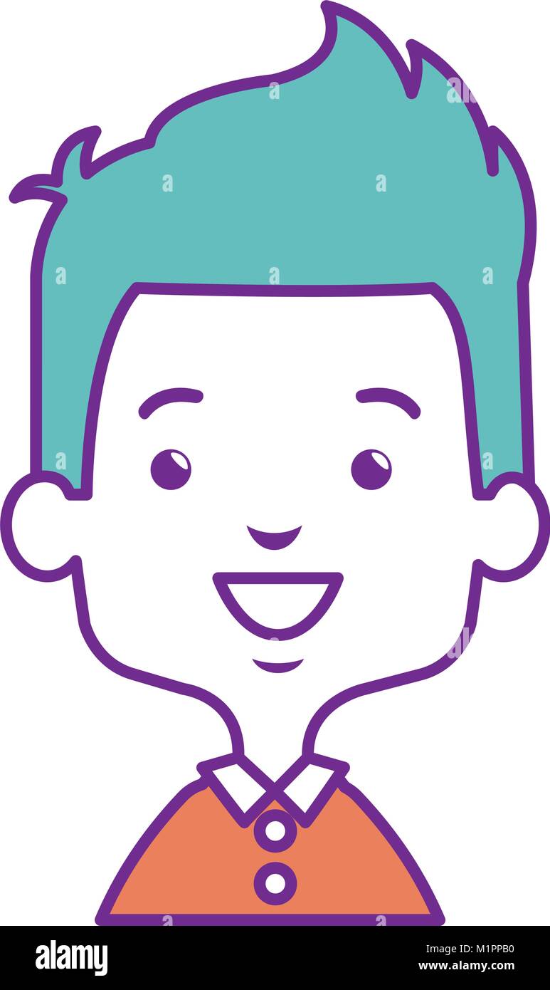 cute and little boy Stock Vector Image & Art - Alamy