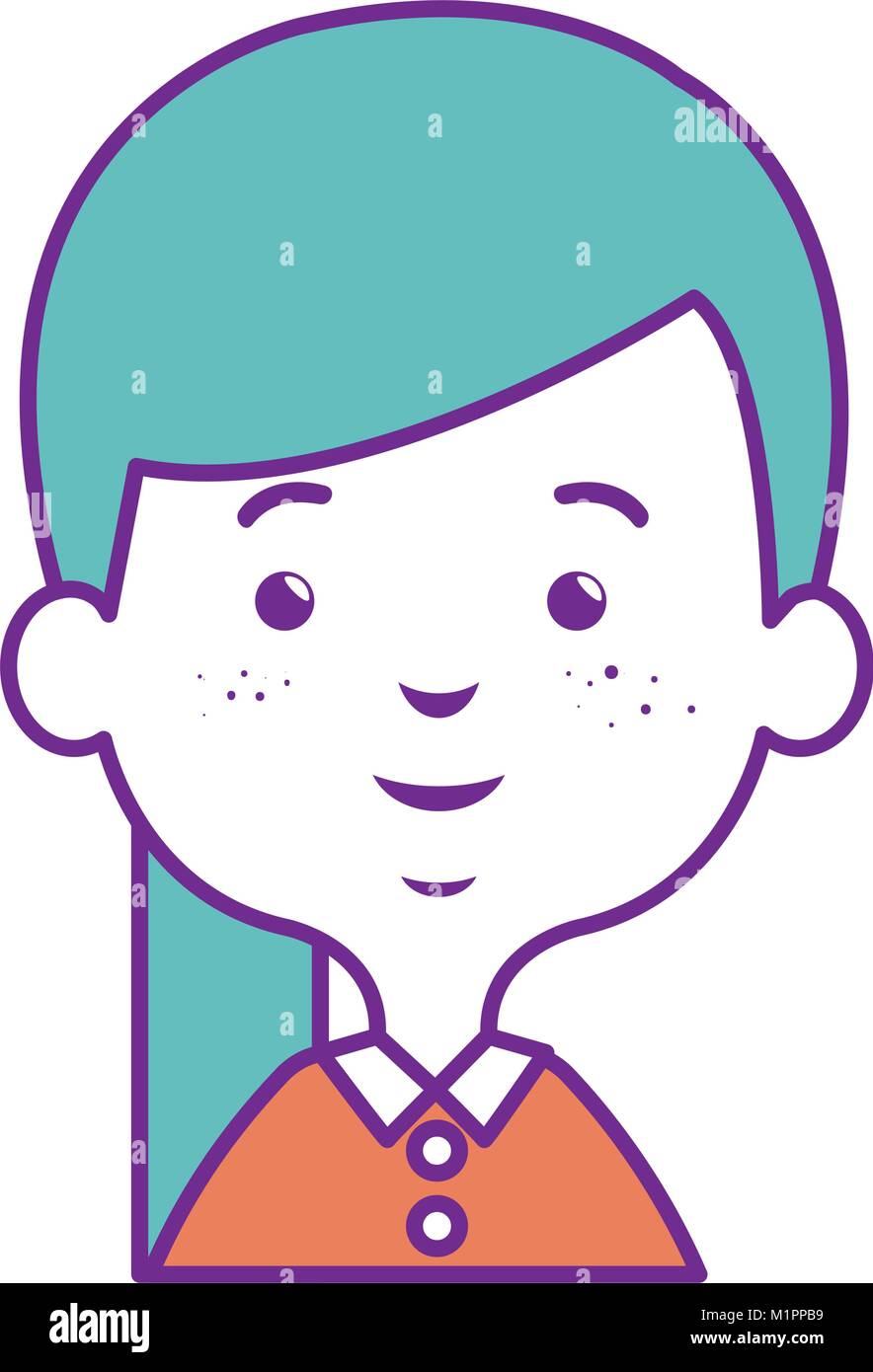 cute and little girl Stock Vector Image & Art - Alamy