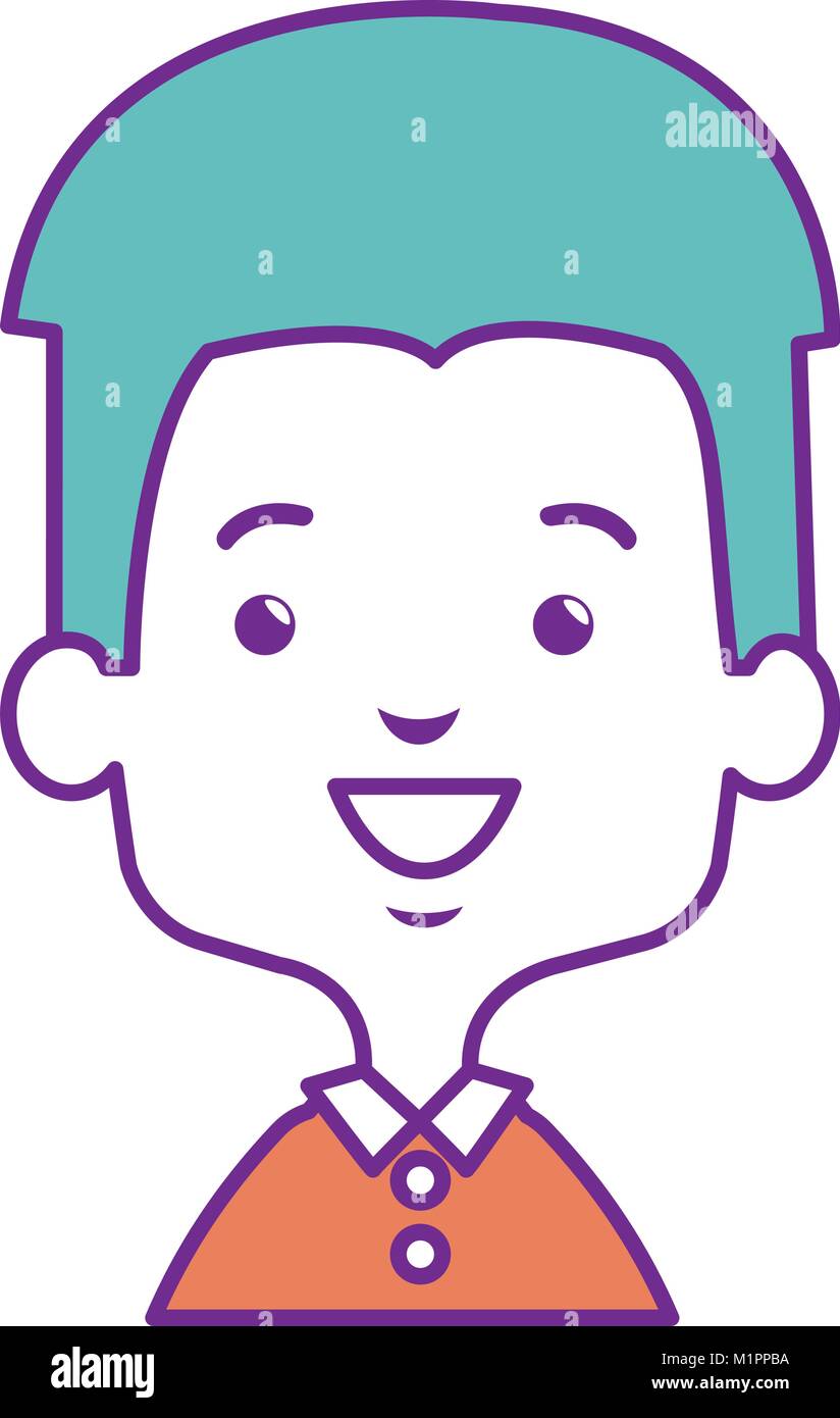 cute and little boy Stock Vector Image & Art - Alamy