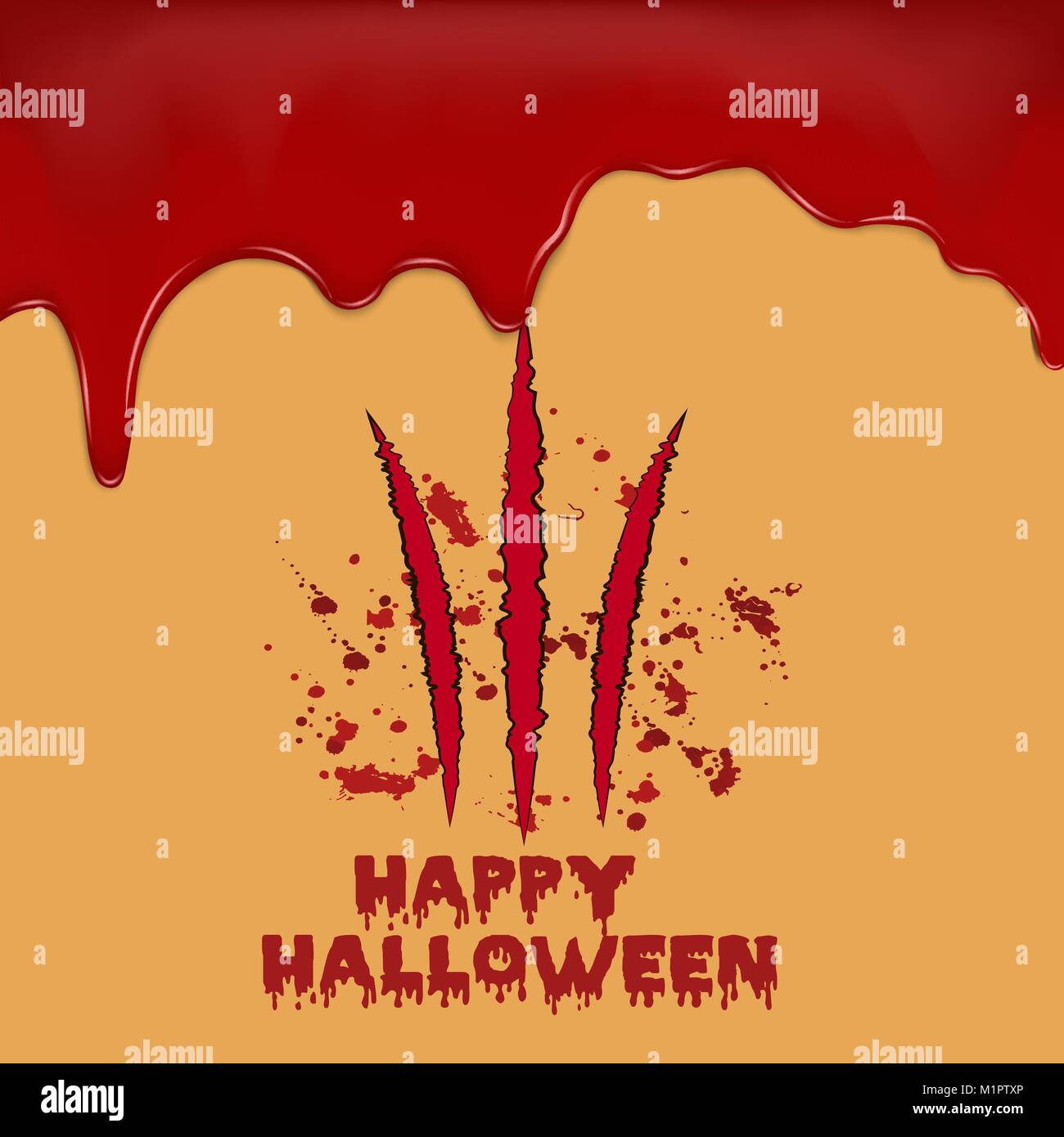 Blood Dripping Blood Background Vector High Resolution Stock