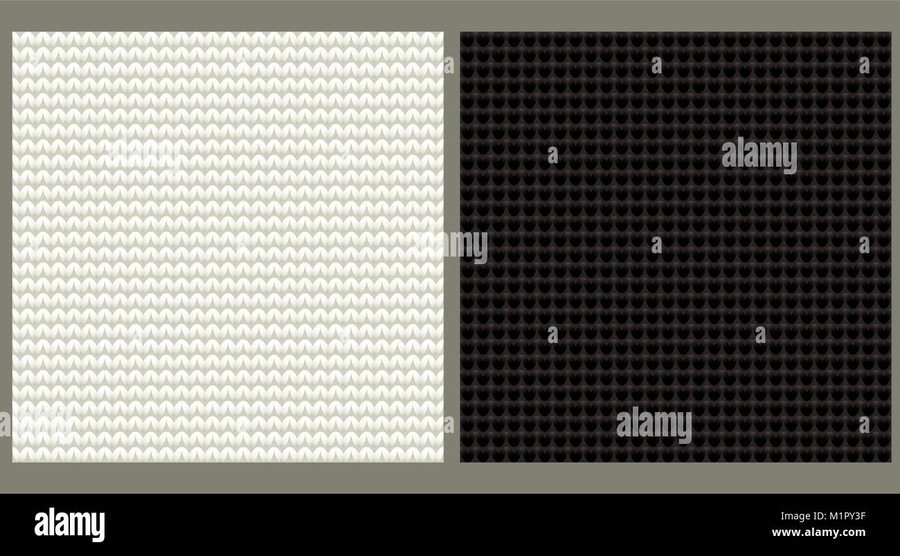 Knitted seamless background, vector illustration Stock Vector Image ...