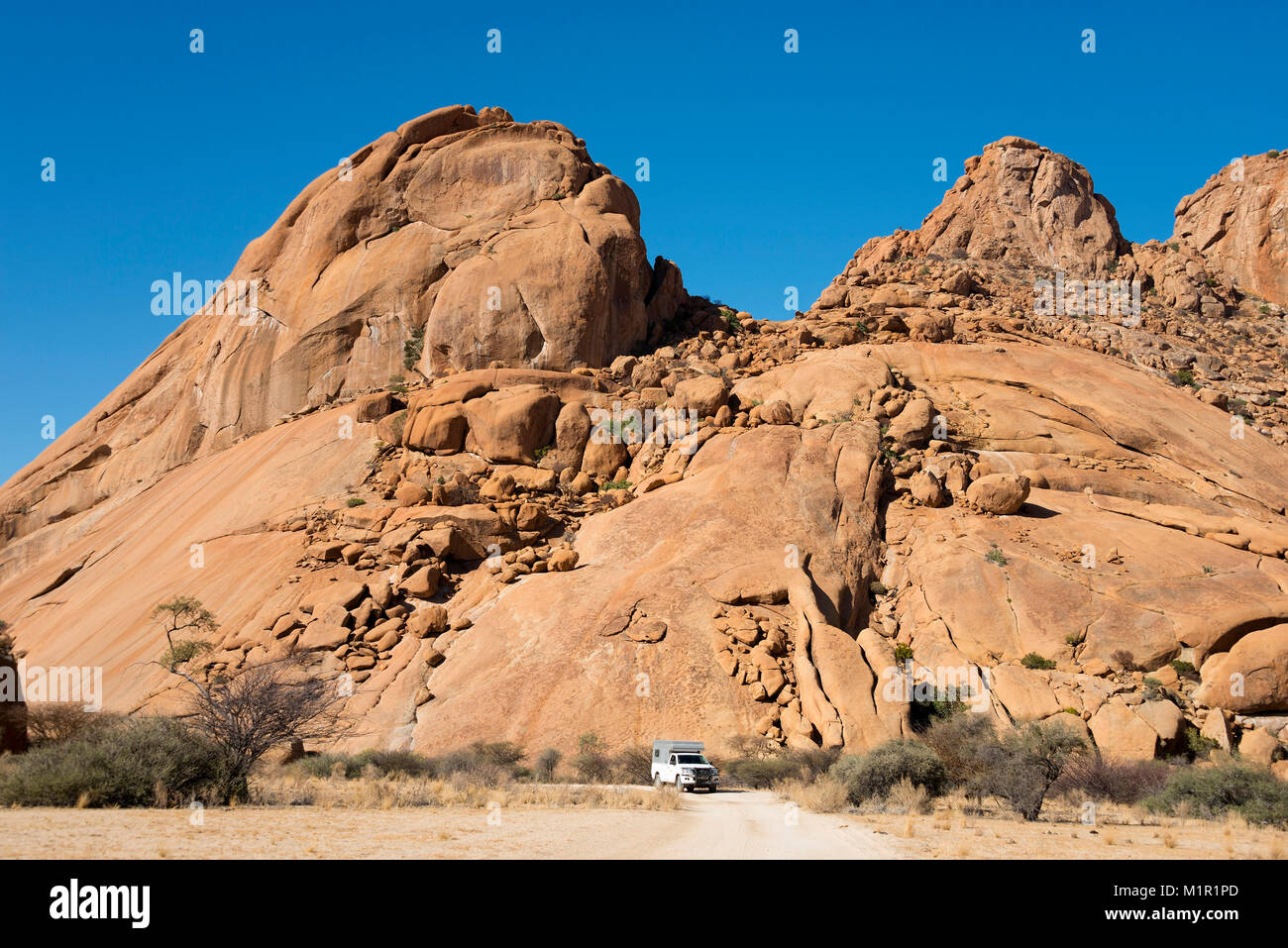 Granite rocks, Spitzkoppe, erongo, Damaraland, Namibia, Granitfelsen, Erongo Stock Photo