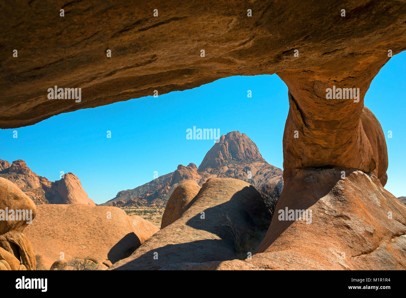 Granite rocks, Spitzkoppe, erongo, Damaraland, Namibia, Granitfelsen, Erongo Stock Photo