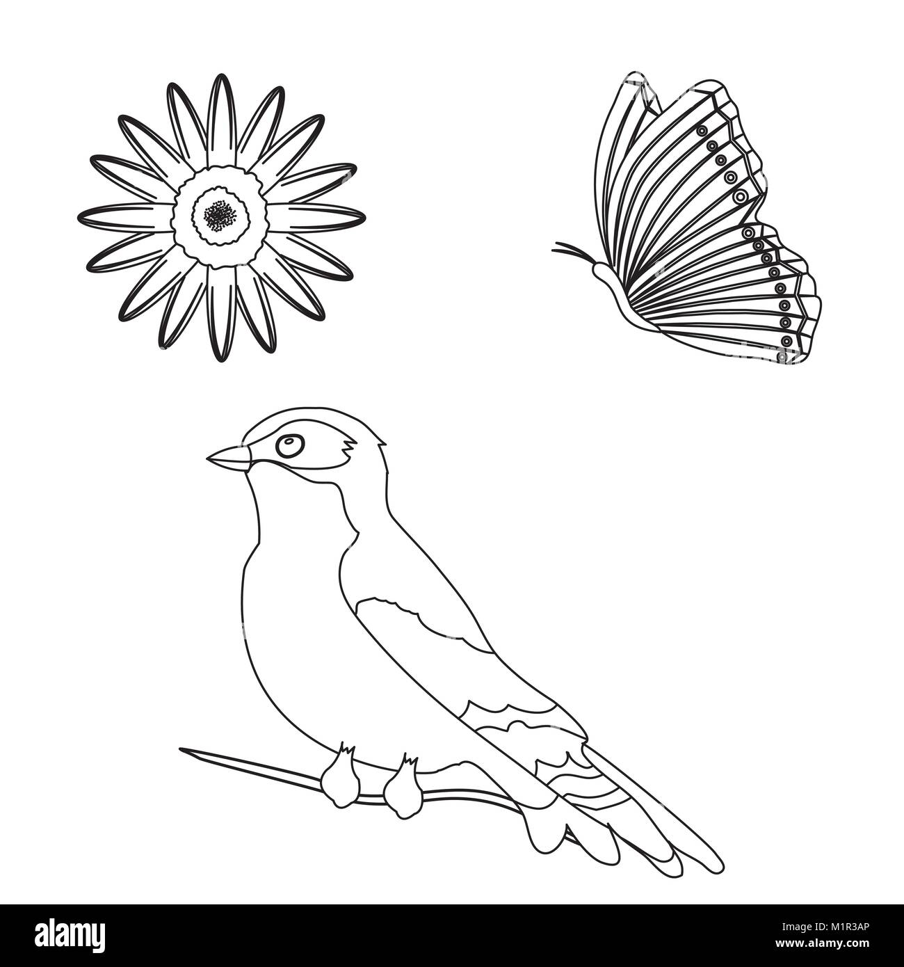 Planting spring flowers Stock Vector Images - Alamy