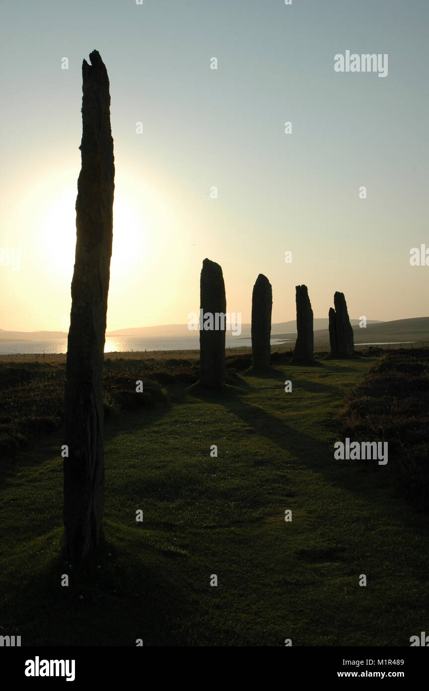 The Ring of Brodgar, Orkney Stock Photo