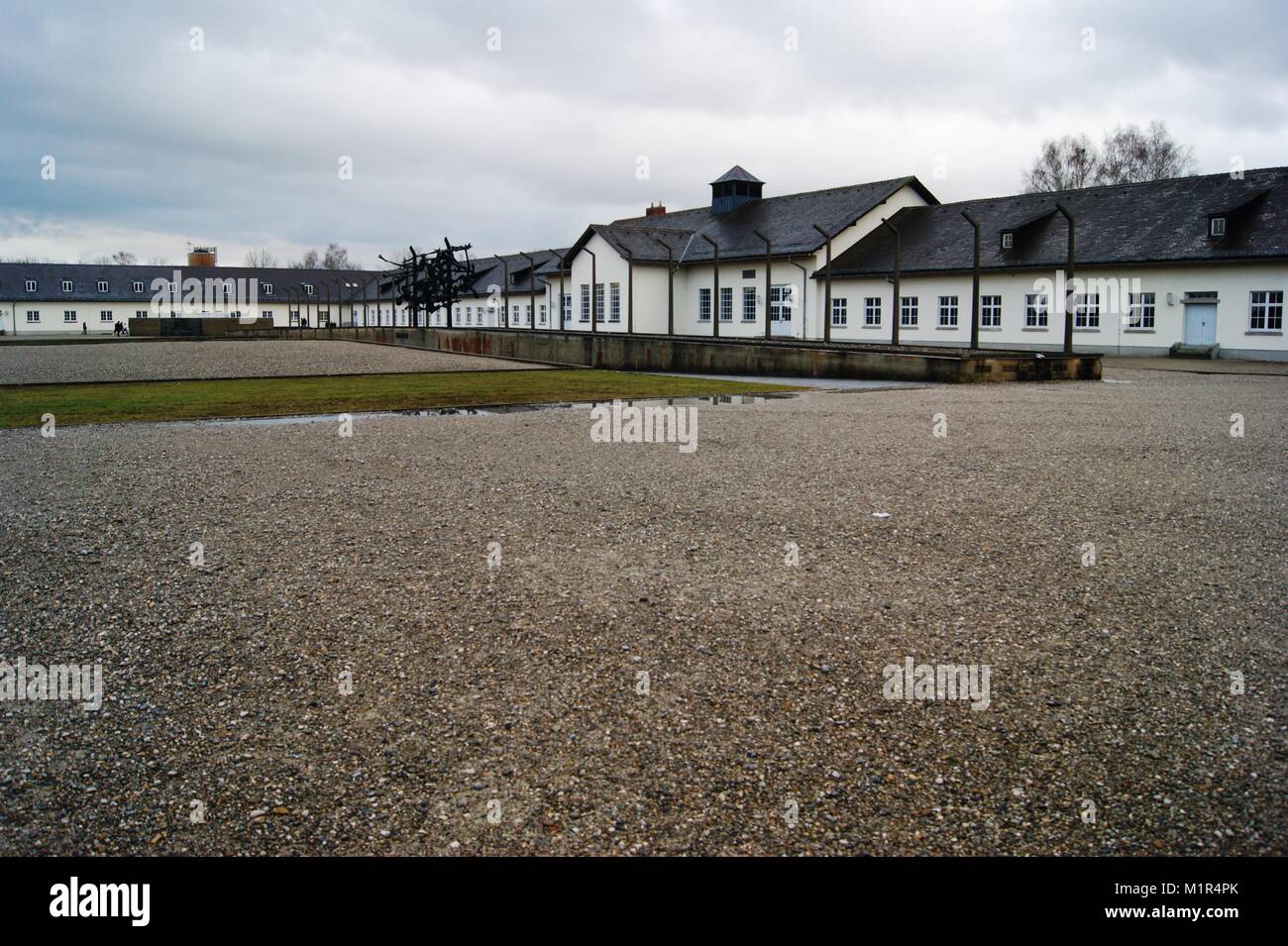 Dachau Concentration Camp Memorial Site, Dachau, Bavaria, Germany Stock Photo