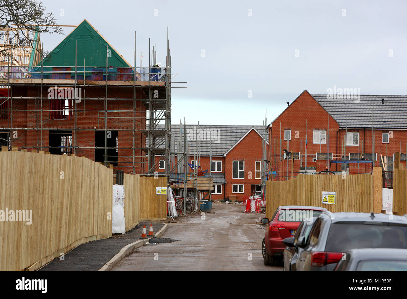 General views of Linden Homes development being built, Graylingwell