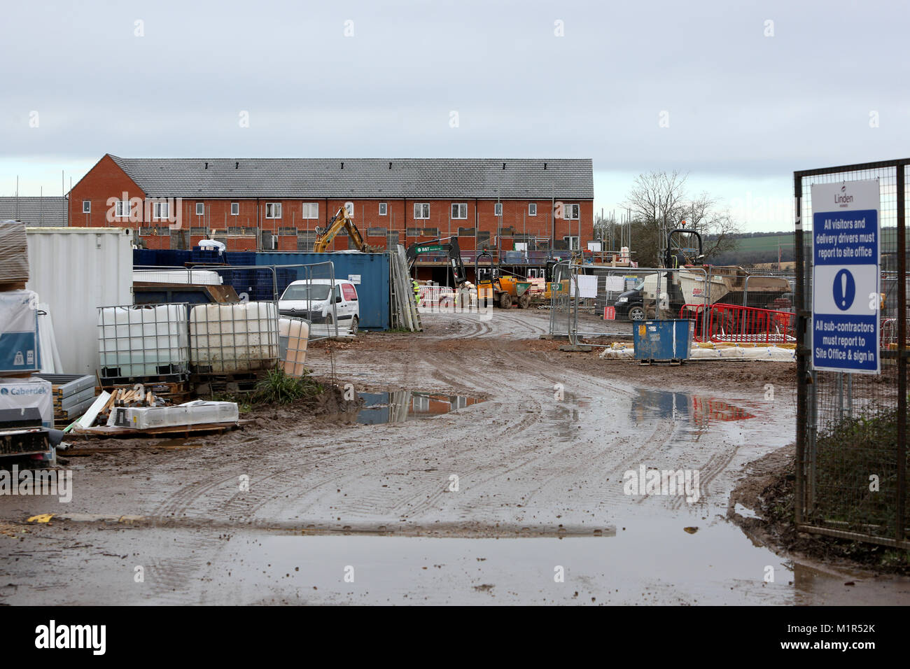 General views of Linden Homes development being built, Graylingwell