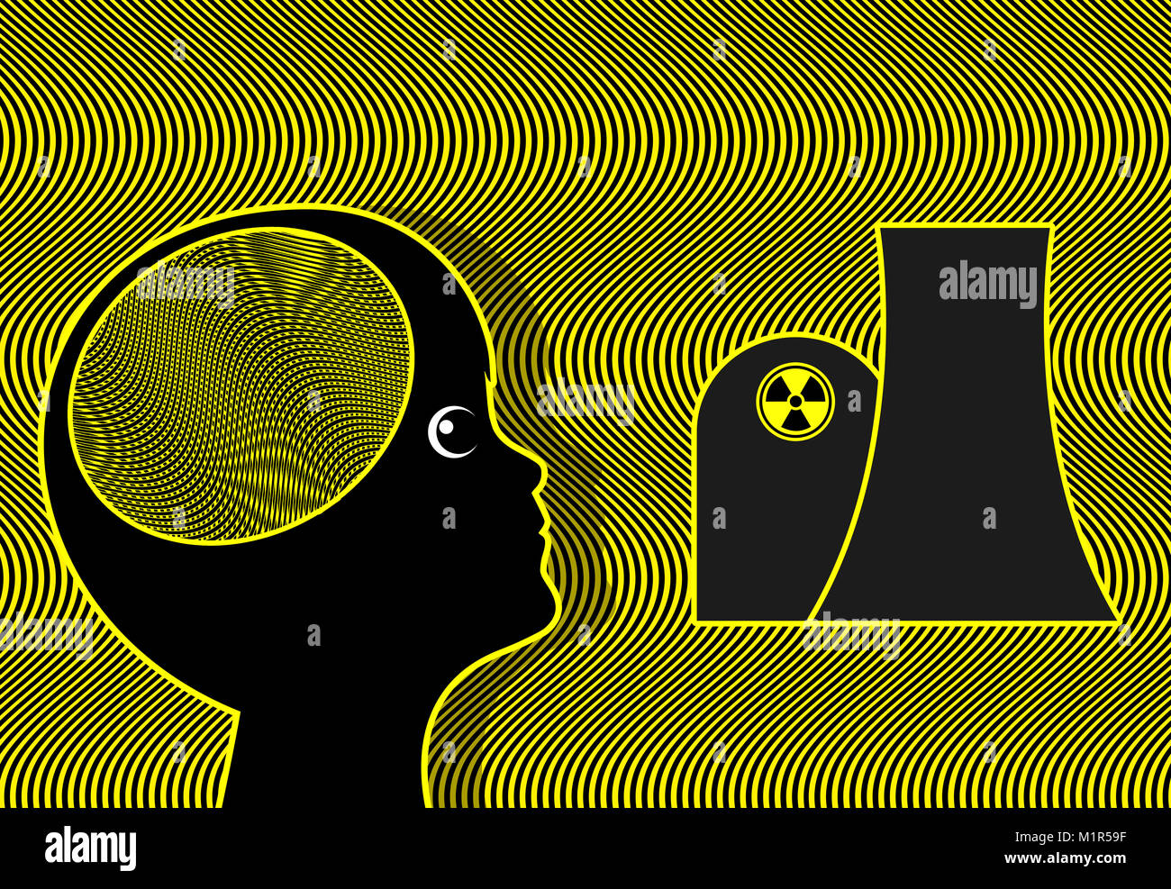 Potential risks for kids around nuclear reactors through radioactive