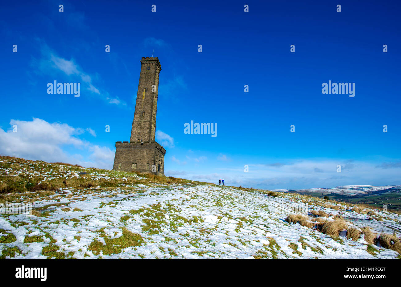 Hill, Lancashire, UK. 1st February, 2018. Beautiful cold