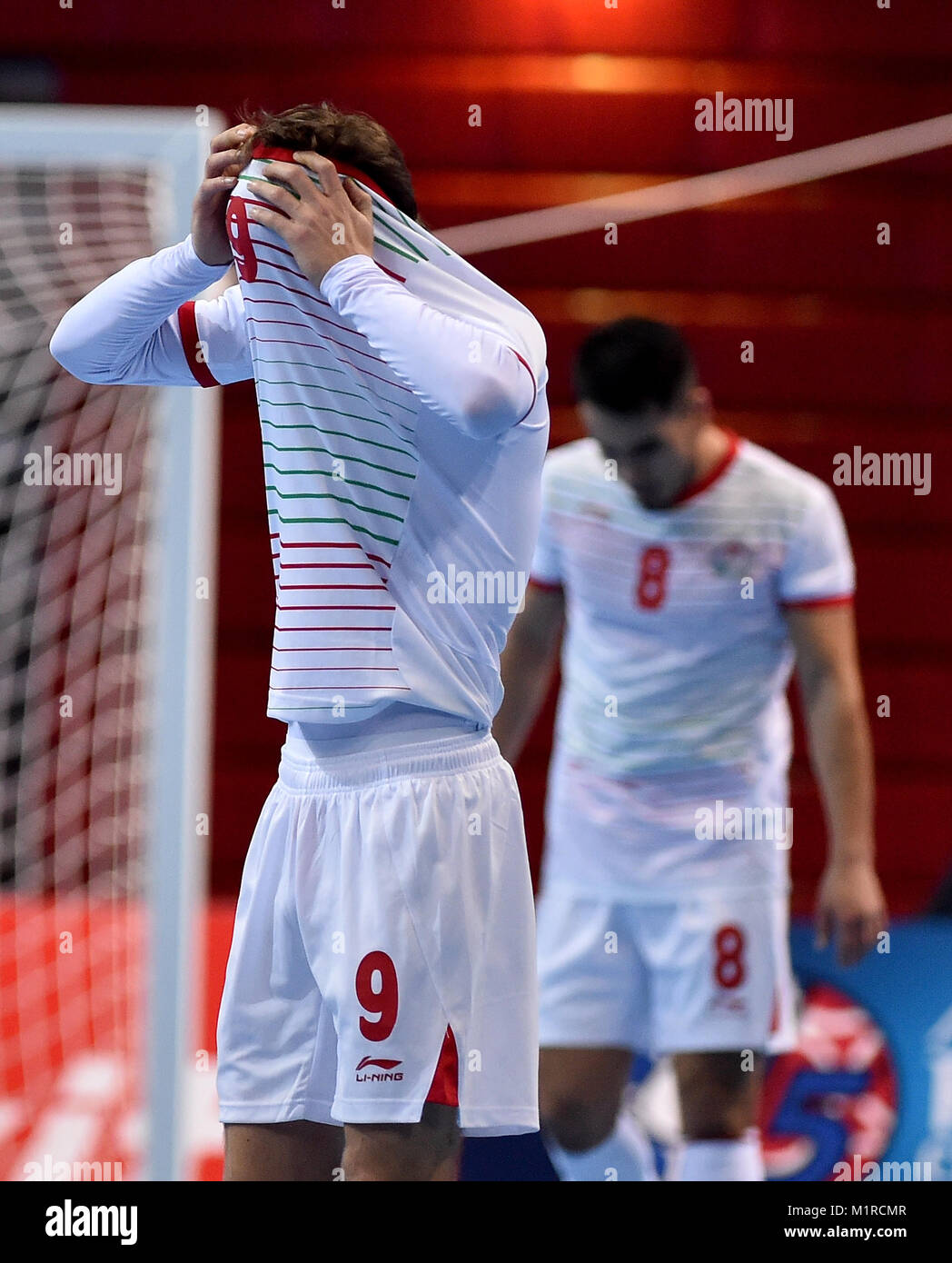 Taipeis Taiwan 1st Feb 2018 Sardorov Fayzali L Of