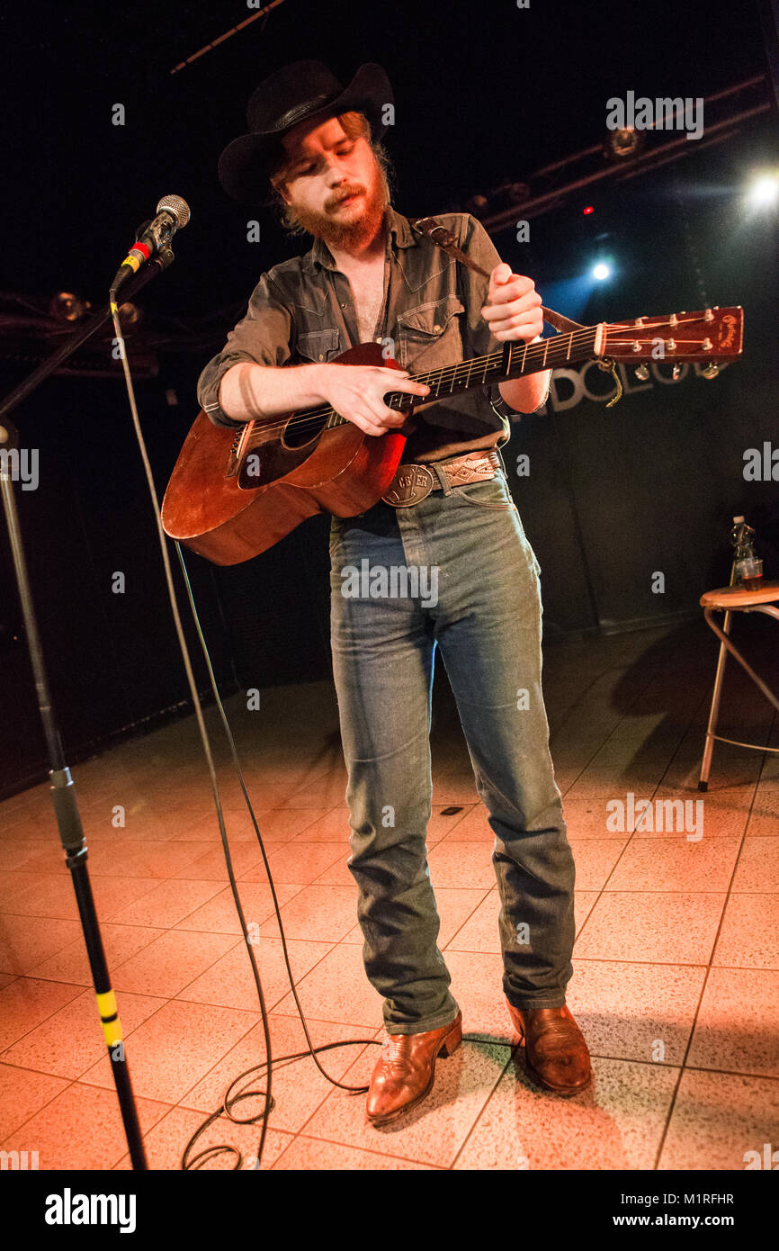 Milan Italy. 31 January 2018. The American singer-songwriter COLTER ...