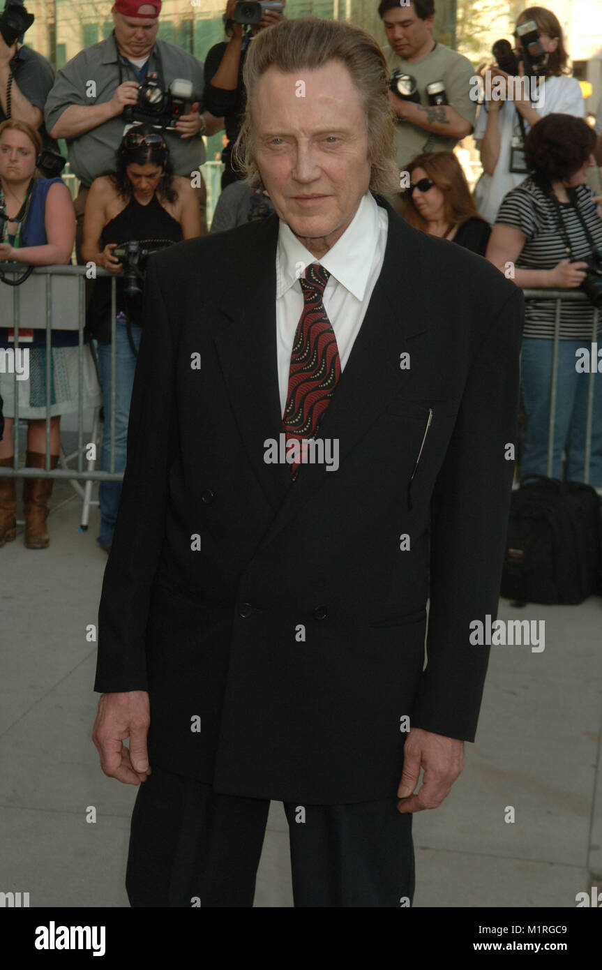 NEW YORK - APRIL 27: Actor Christopher Walken attends the 36th Film Society of Lincoln Center's Gala Tribute at Alice Tully Hall on April 27, 2009 in New York City   People;    Christopher Walken Stock Photo