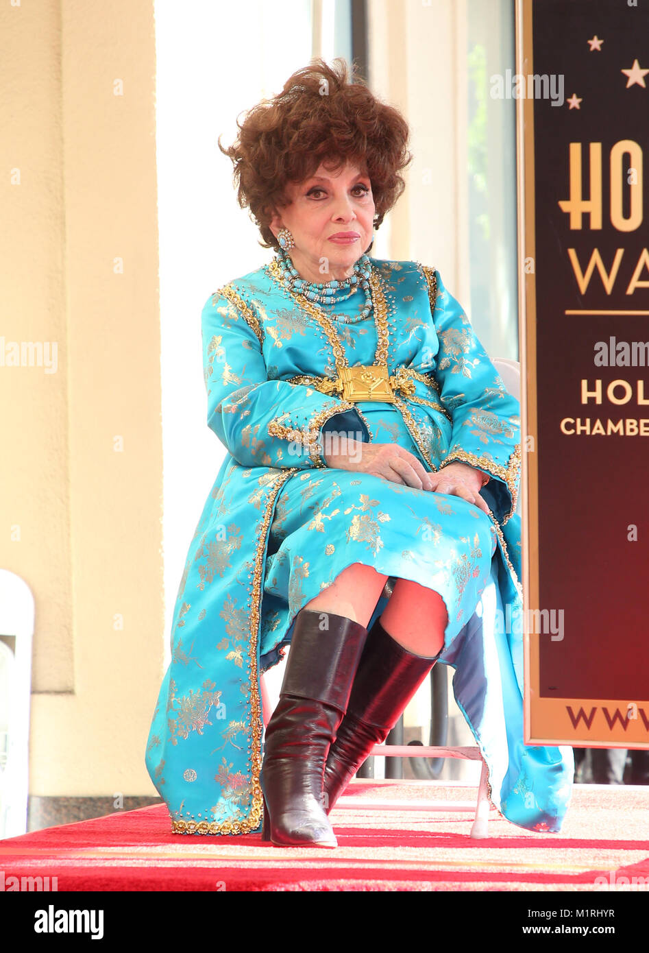 Hollywood, Ca. 1st Feb, 2018. Gina Lollobrigida, at Gina Lollobrigida