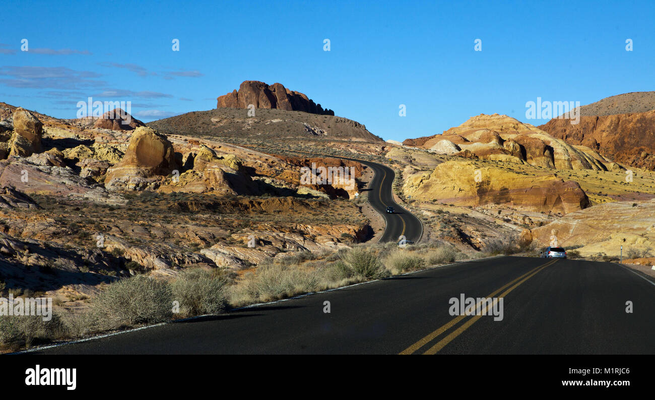Overton, Nevada, USA. 1st Feb, 2014. Valley of Fire State Park is the oldest state park in