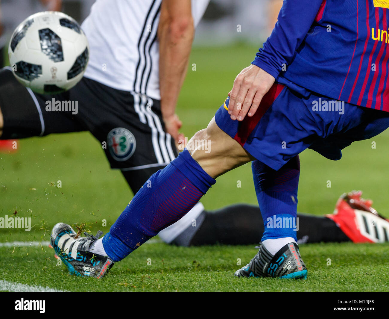 Messi boots hi-res stock photography and images - Alamy