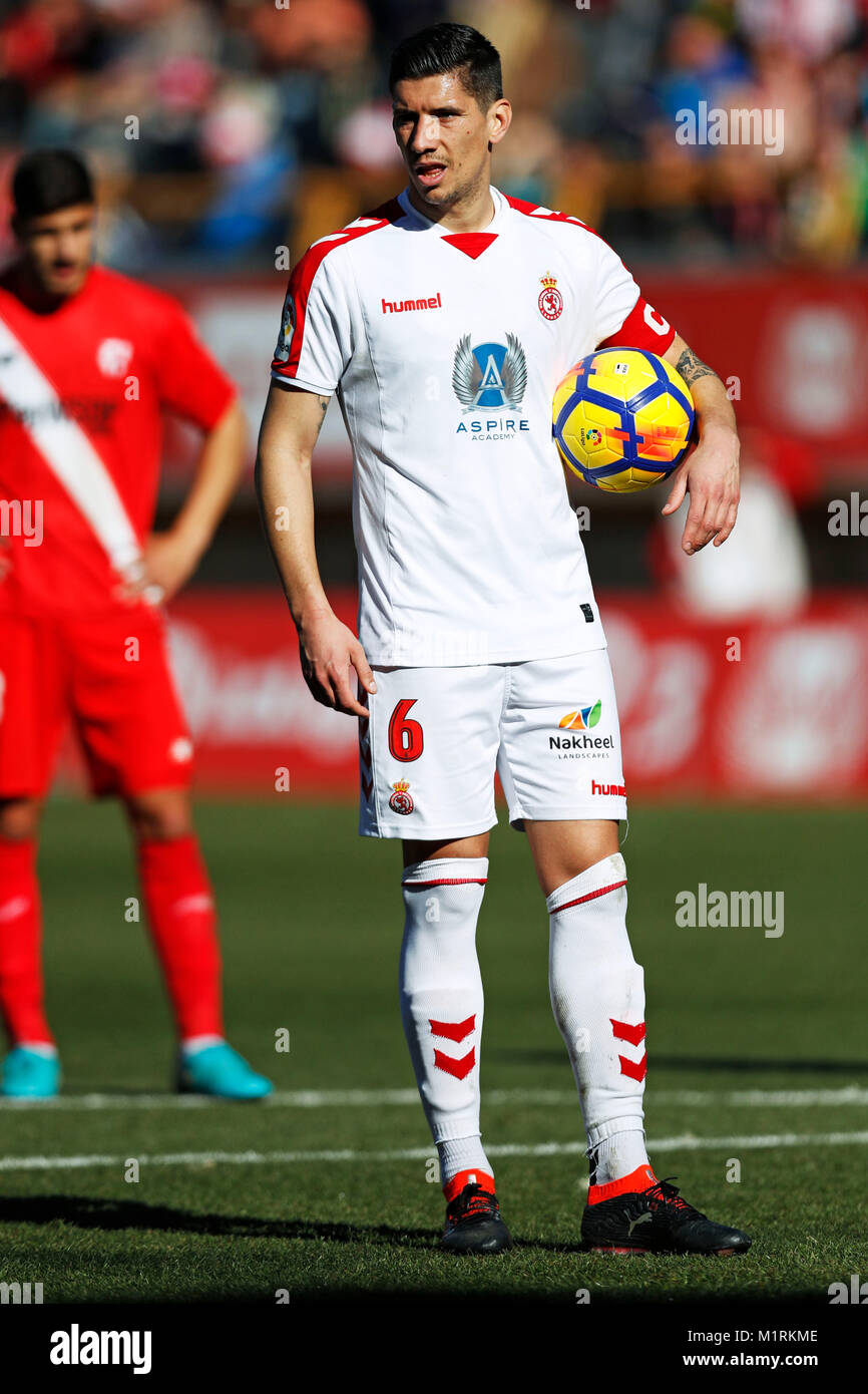 Adrian Gonzalez, Rayo Vallecano Stock Photo - Alamy