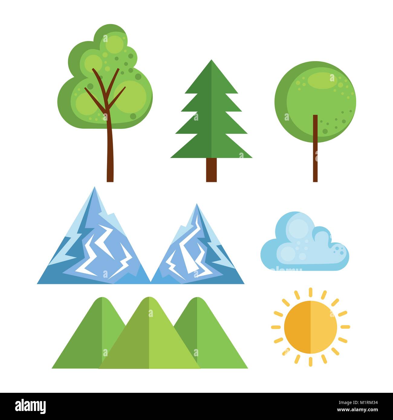 seasonal weather set icons Stock Vector Image & Art - Alamy