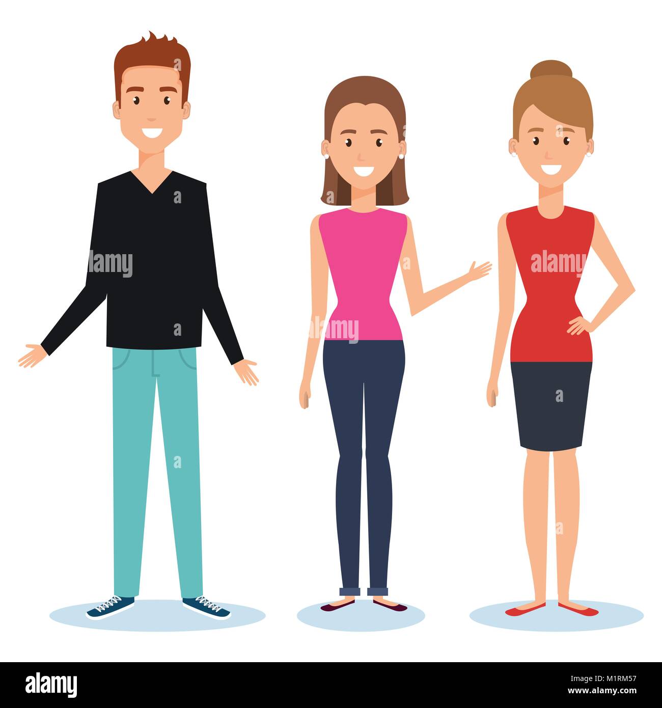 group of people avatars characters Stock Vector Image & Art - Alamy