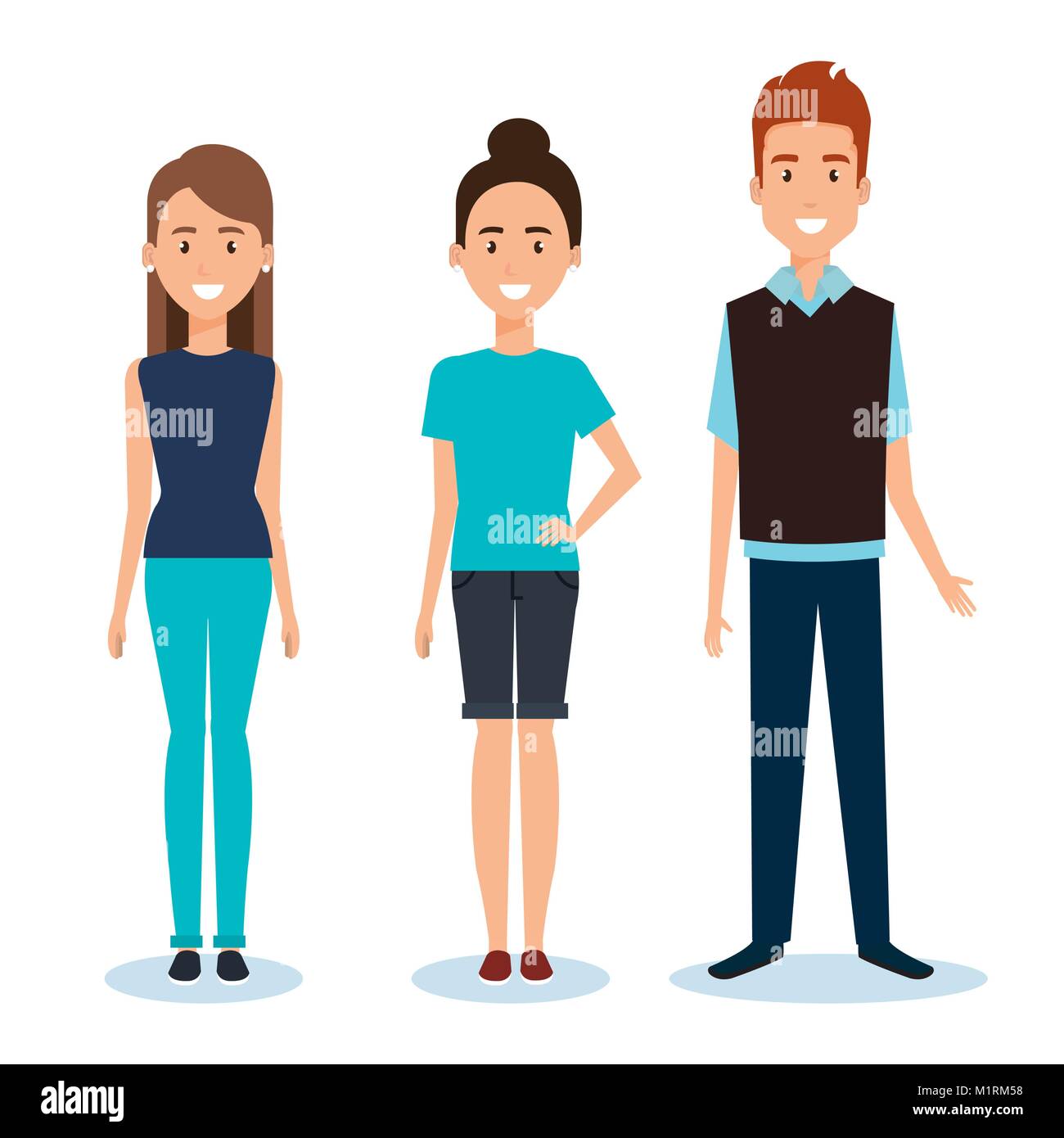 group of people avatars characters Stock Vector Image & Art - Alamy