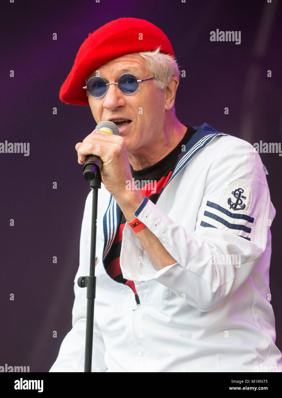 Captain Sensible at Let’s Rock Norwich the Reto Festival Earlham Park