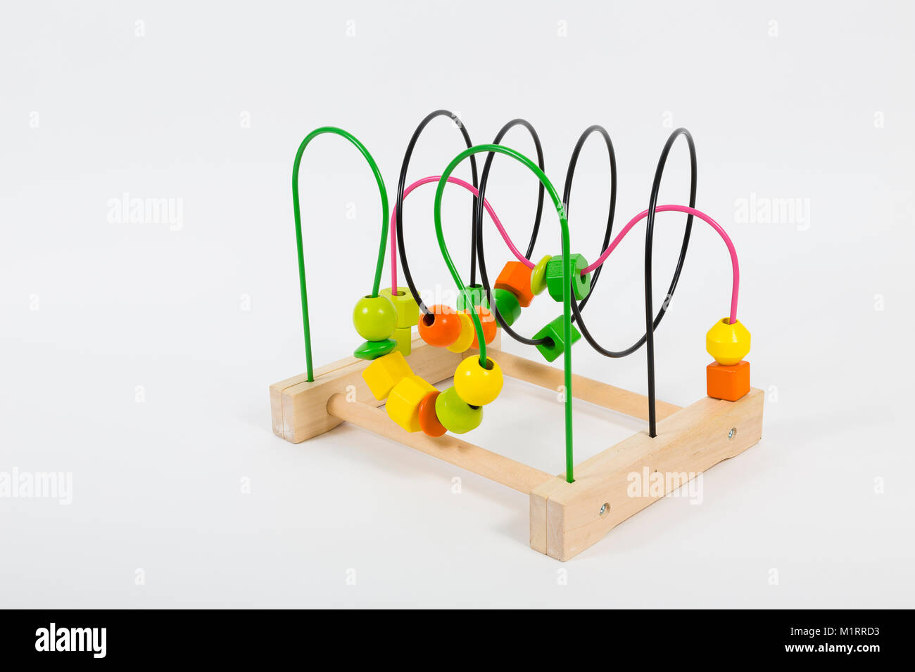 London, UK. Ikea Mula bead roller-coaster toy on white background Stock  Photo - Alamy
