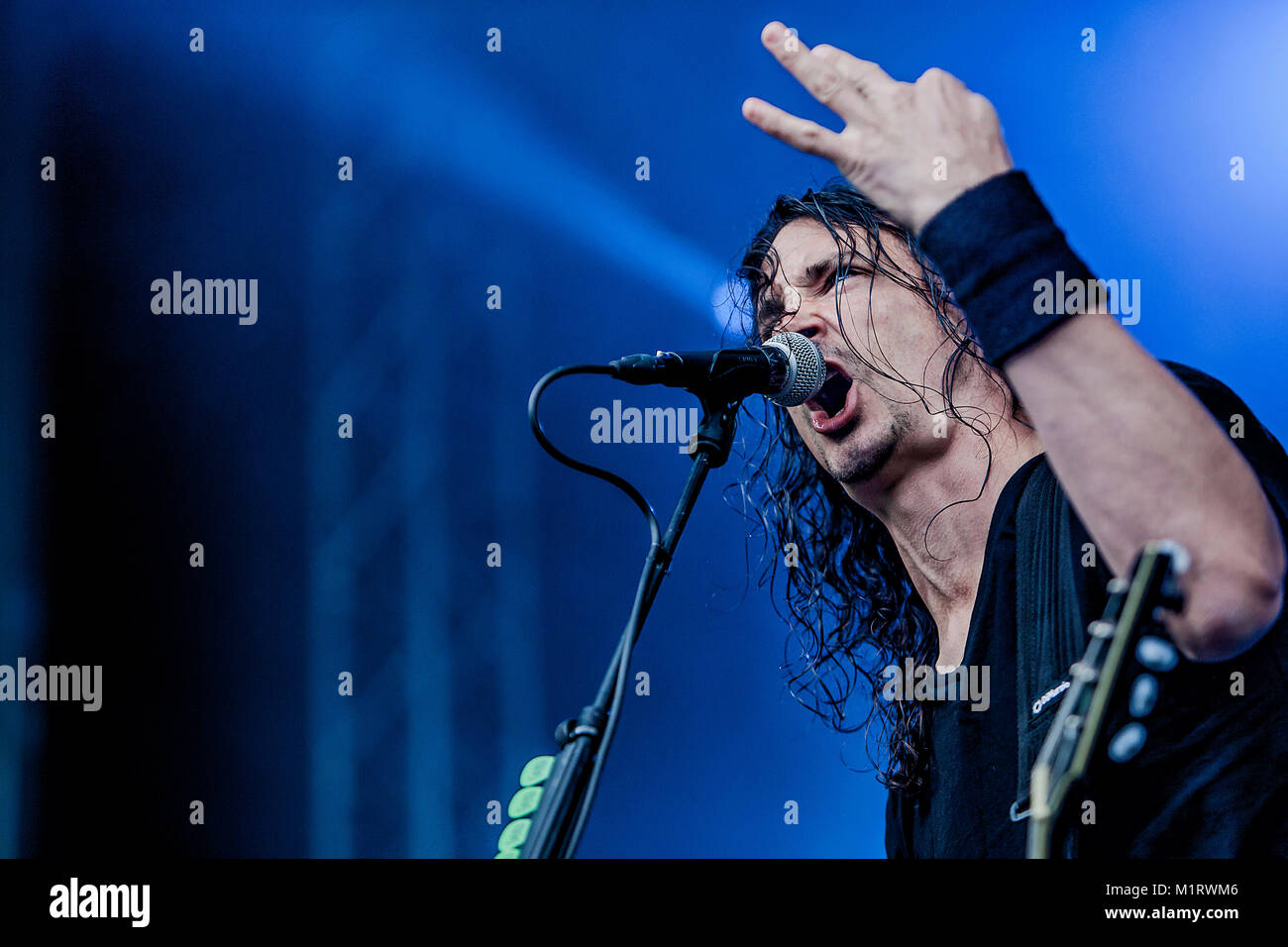 The French death metal band Gojira performs a live concert at Plenen in ...