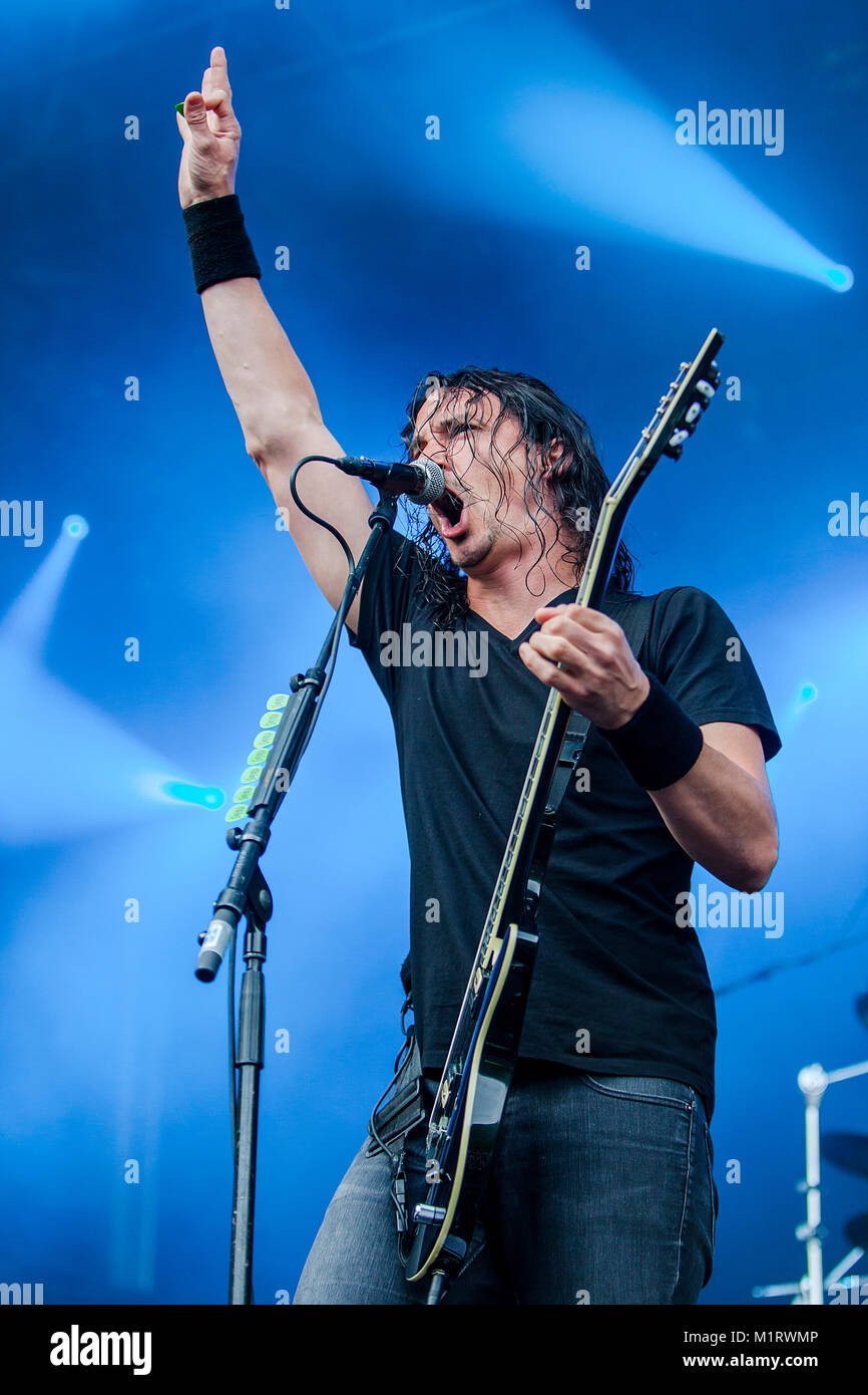 The French death metal band Gojira performs a live concert at Plenen in ...