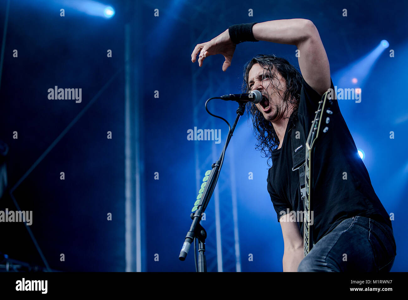 The French death metal band Gojira performs a live concert at Plenen in ...